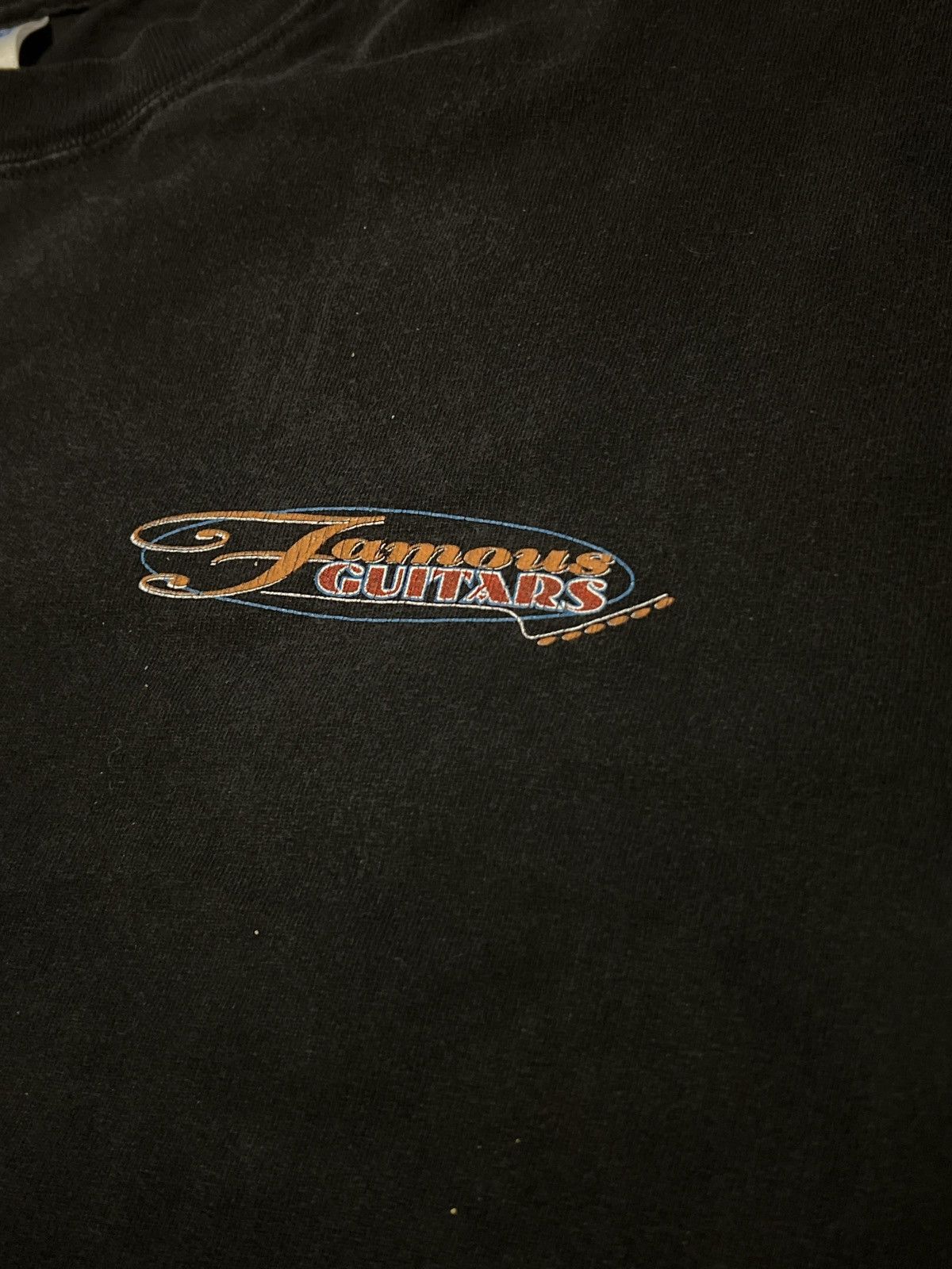 Band Tees × Vintage Famous Guitars Tee Size US XL / EU 56 / 4 - 4 Thumbnail