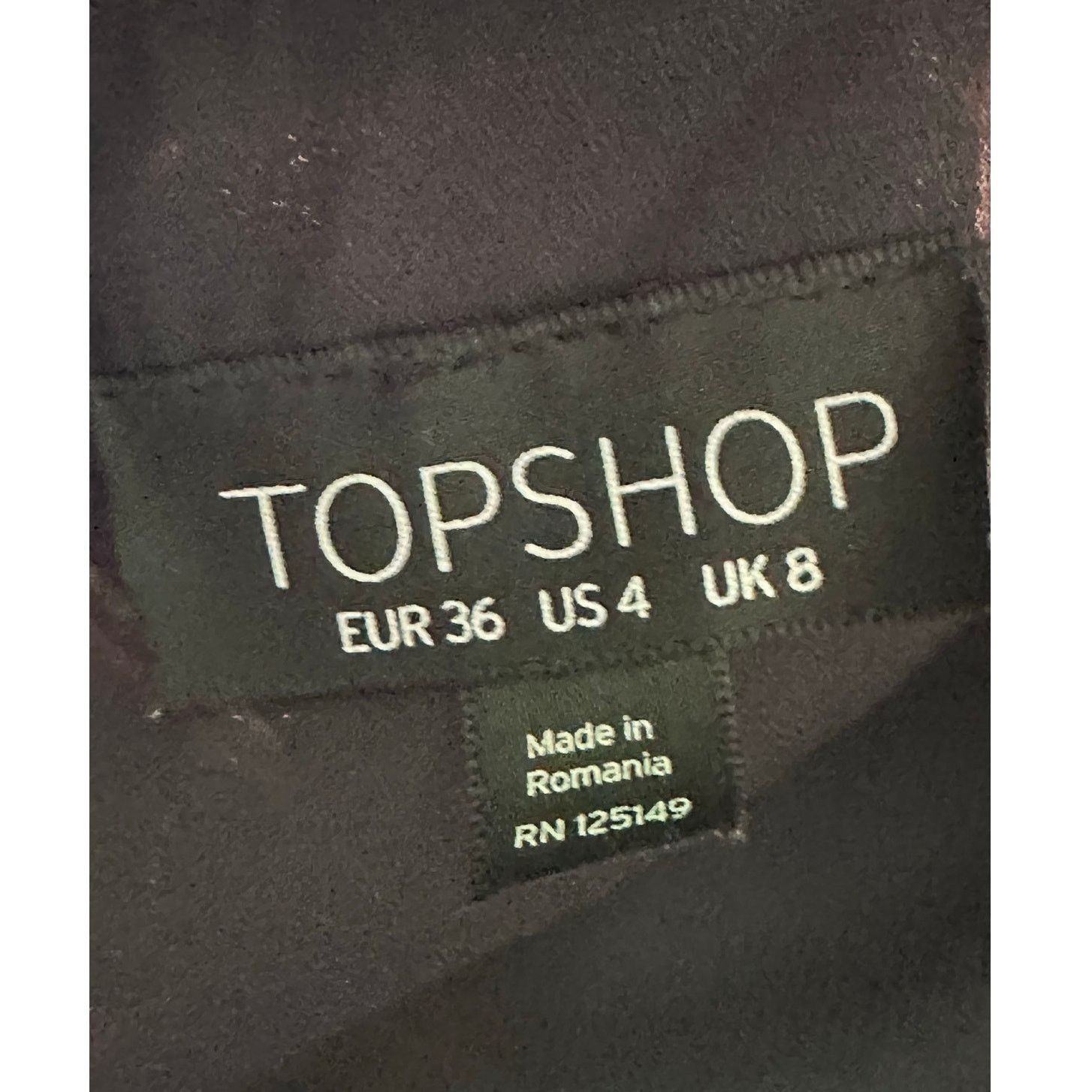 Topshop Topshop black brown stars print 3/4 sleeves romper size 4 Size 27" / US 4 / IT 40 - 3 Thumbnail