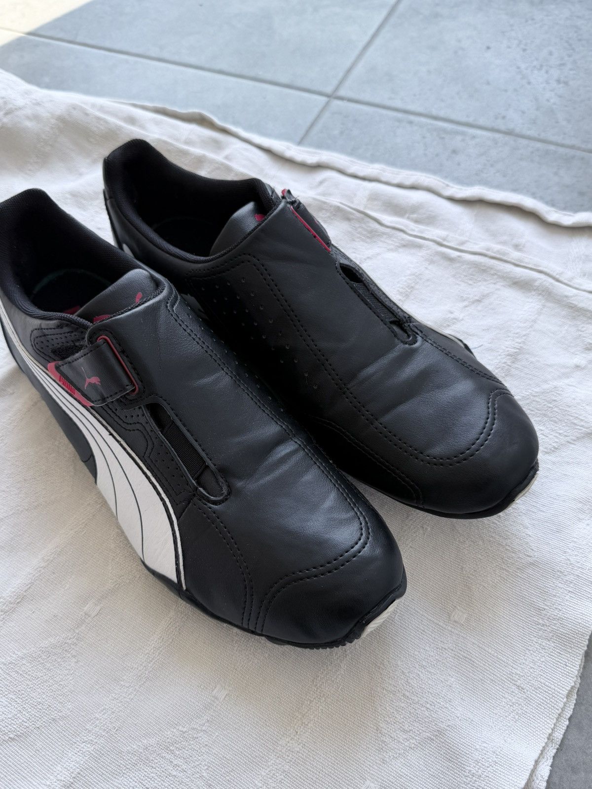 Puma Vintage 00s Puma Leather Sneakers Size US 9.5 / EU 42-43 - 2 Thumbnail