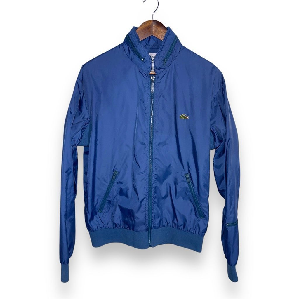Lacoste 80s Lacoste Vintage Nylon Hooded Track Jacket Size M Size US M / EU 48-50 / 2 - 1 Thumbnail