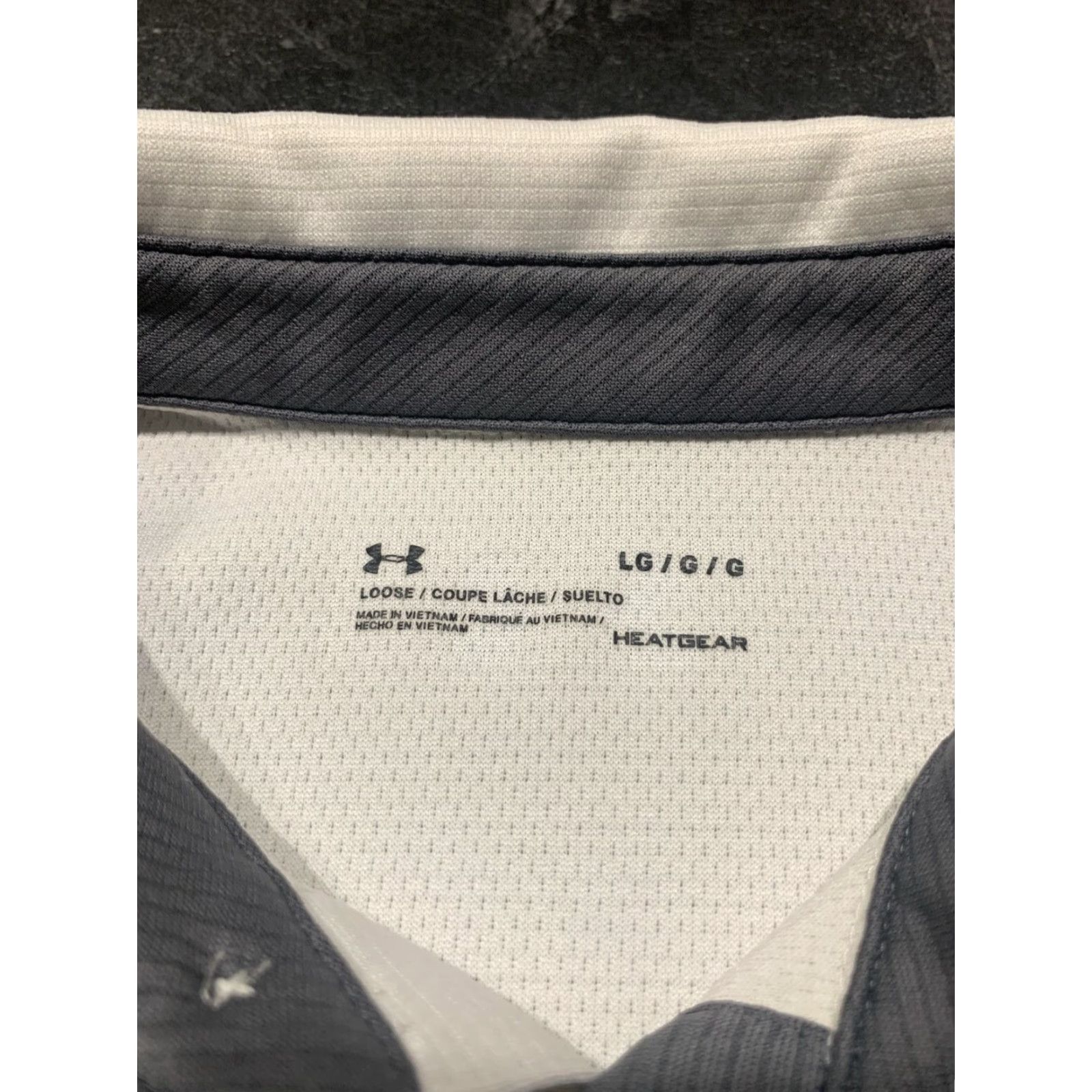 Under Armour VINTAGE Under Armour Golf Polo Shirt Men’s Large White Short Sleeve Casual Breathable Moisture Wicking 90s Logo Size US L / EU 52-54 / 3 - 4 Thumbnail