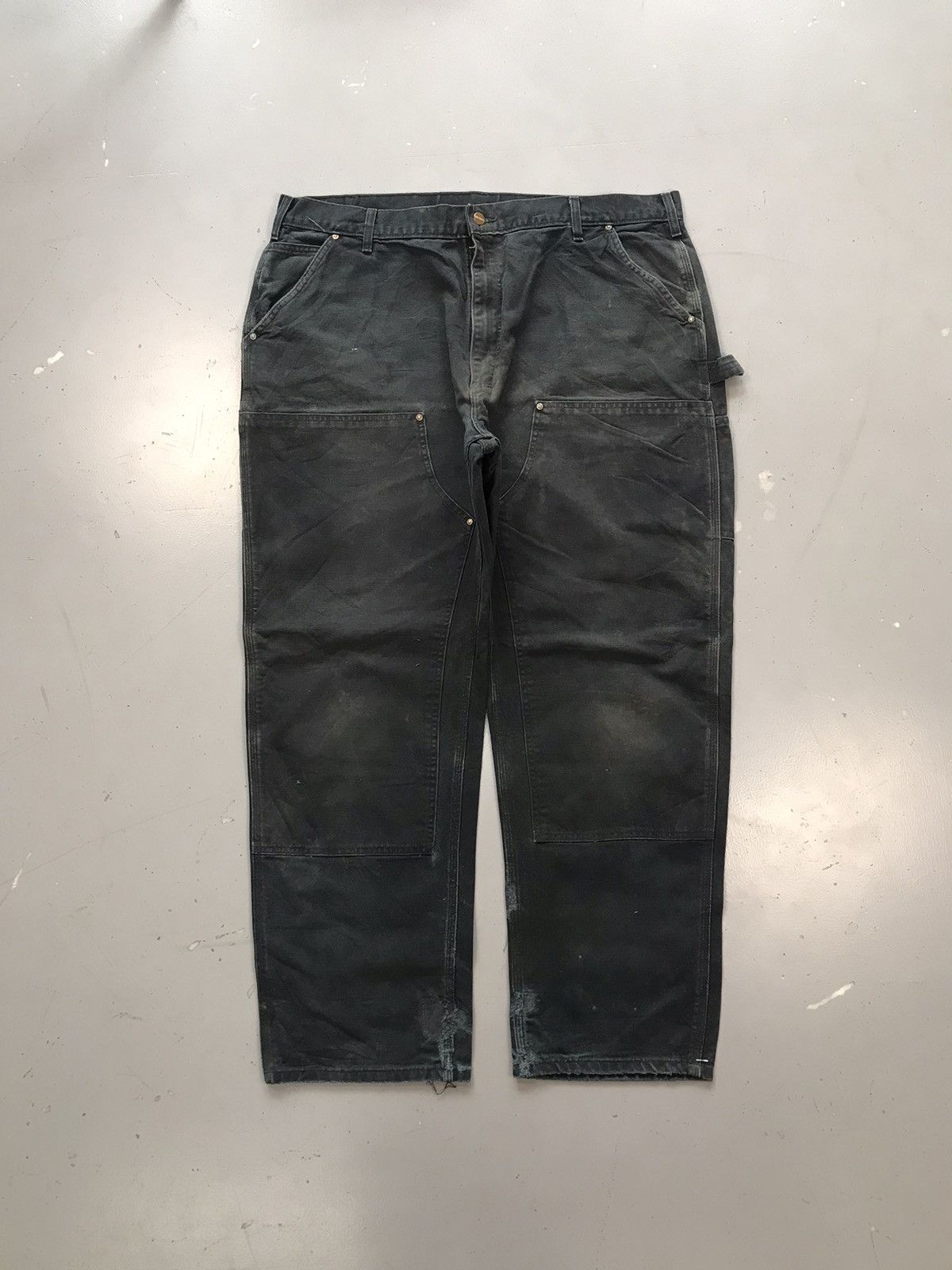 Carhartt × Vintage Vintage Carhartt double knee B01 bkl denim Size US 42 / EU 58 - 1 Thumbnail