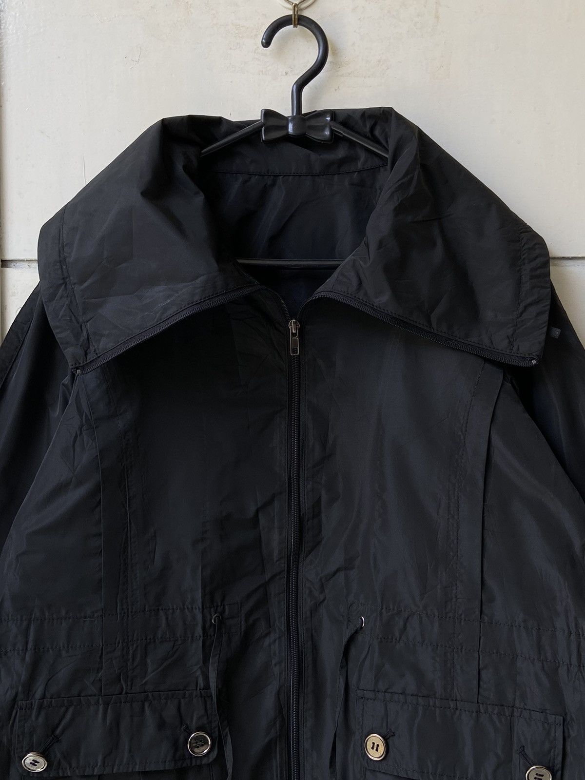 Issey Miyake SPECCHIO Black Zipper Jacket Size US L / EU 52-54 / 3 - 10 Thumbnail