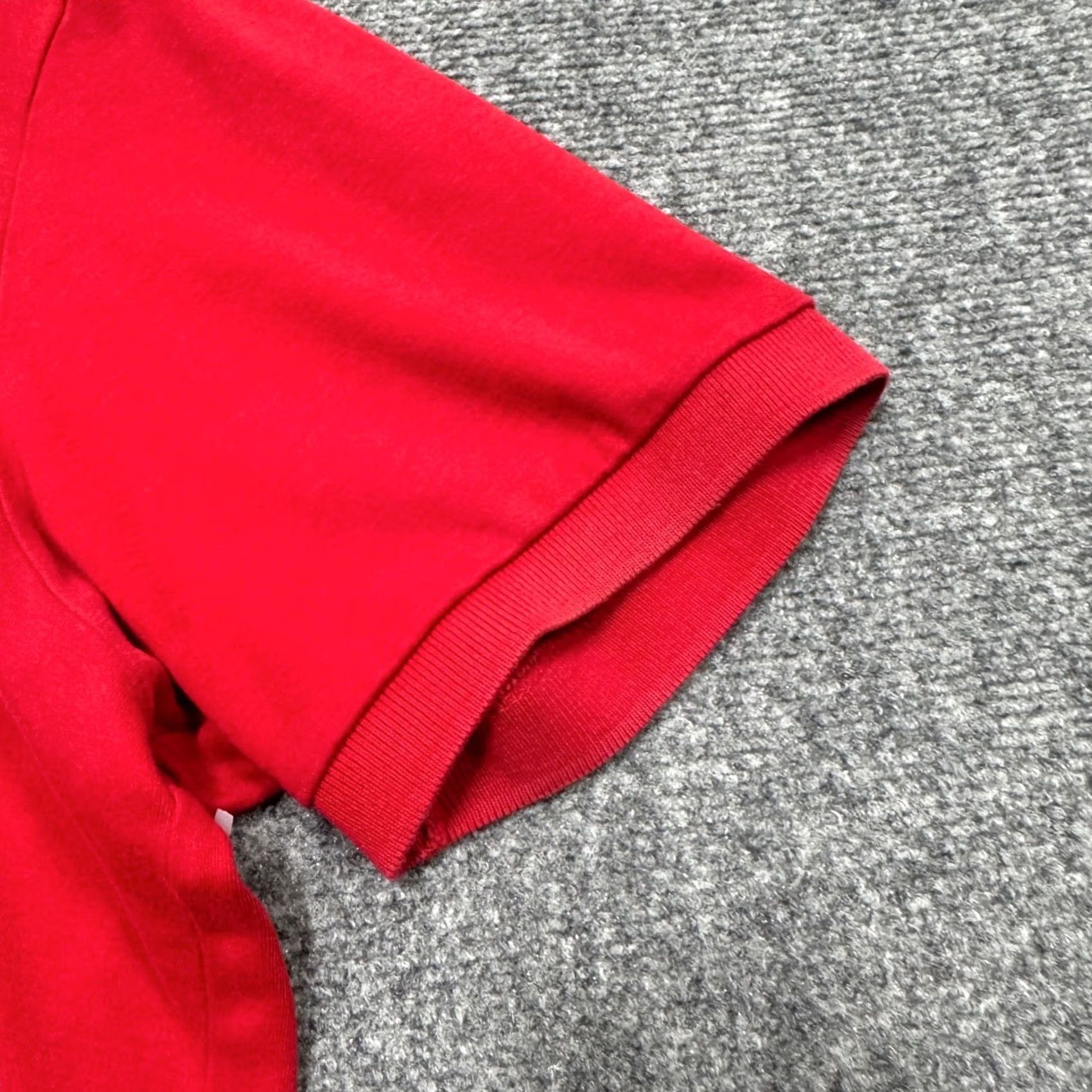 Polo Ralph Lauren VINTAGE Polo Ralph Lauren Polo Shirt Men XL Red Single Stitch 1/4 Button Up Distressed Size US XL / EU 56 / 4 - 7 Thumbnail