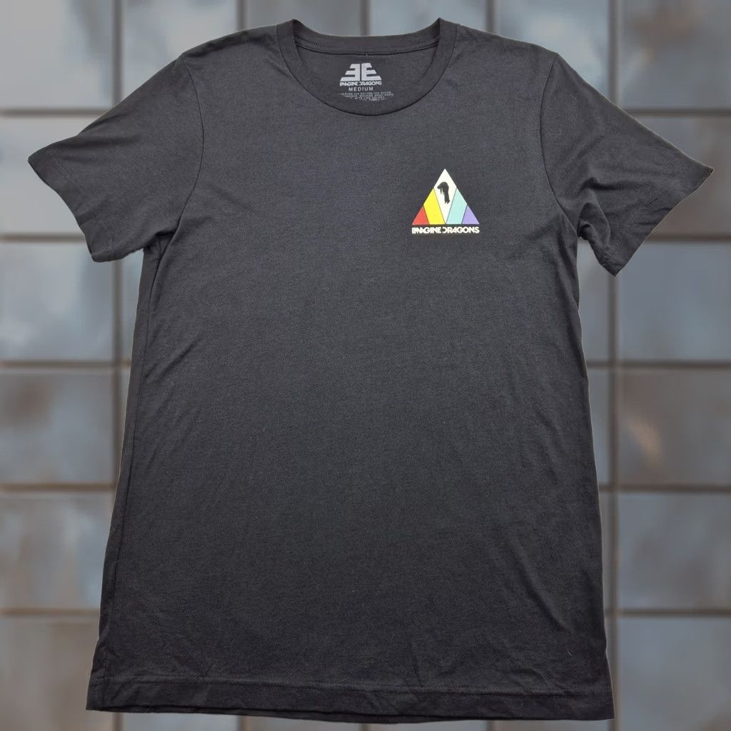 Vintage Imagine Dragons Shirt Mens Medium Black Evolve Tour 2018 Graphic Band Tee Size US M / EU 48-50 / 2 - 1 Thumbnail