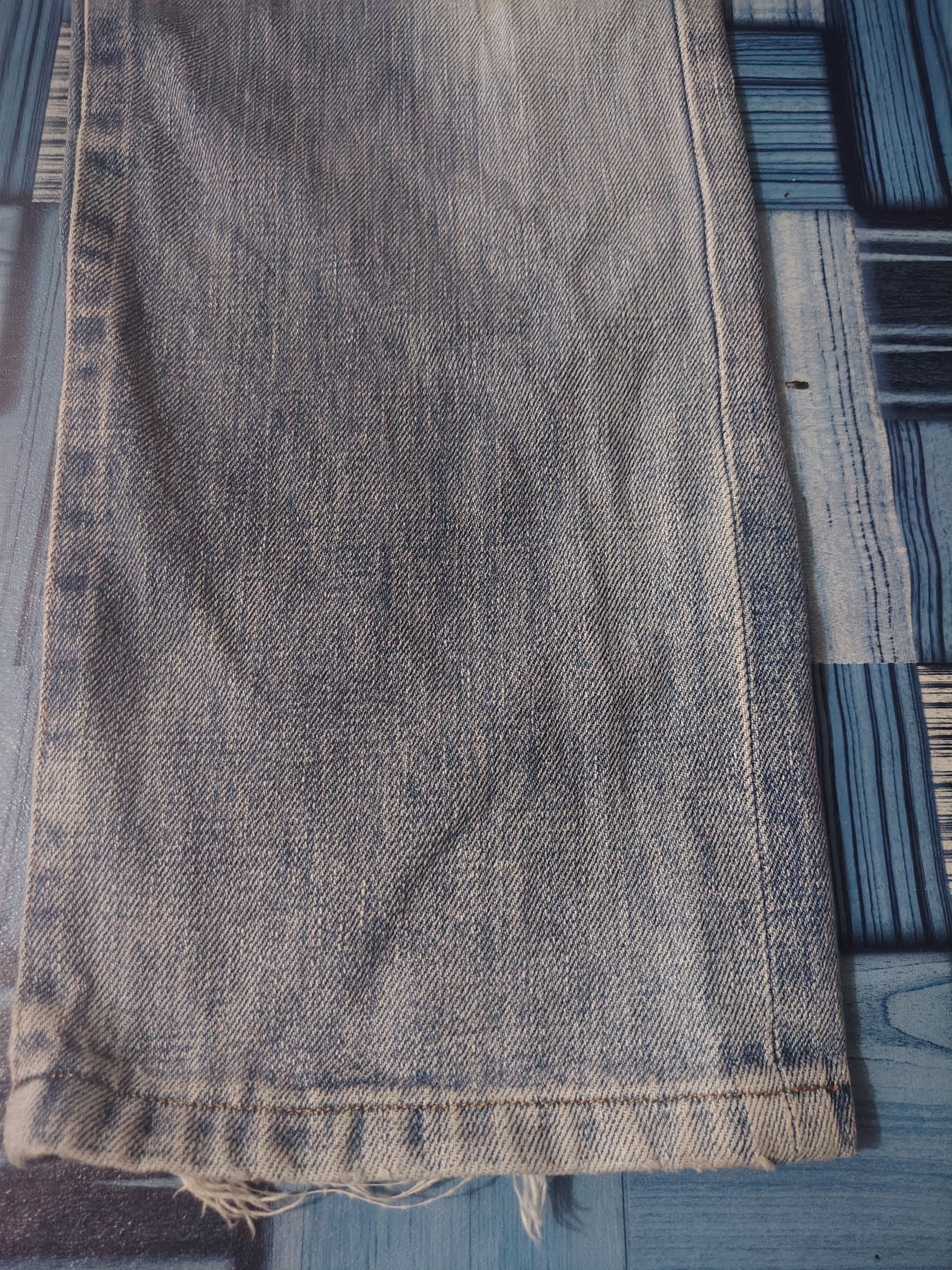 Spellbound Distressed Jeans Spellbound Rare Green line Selvedge Jeans Size US 29 - 6 Thumbnail