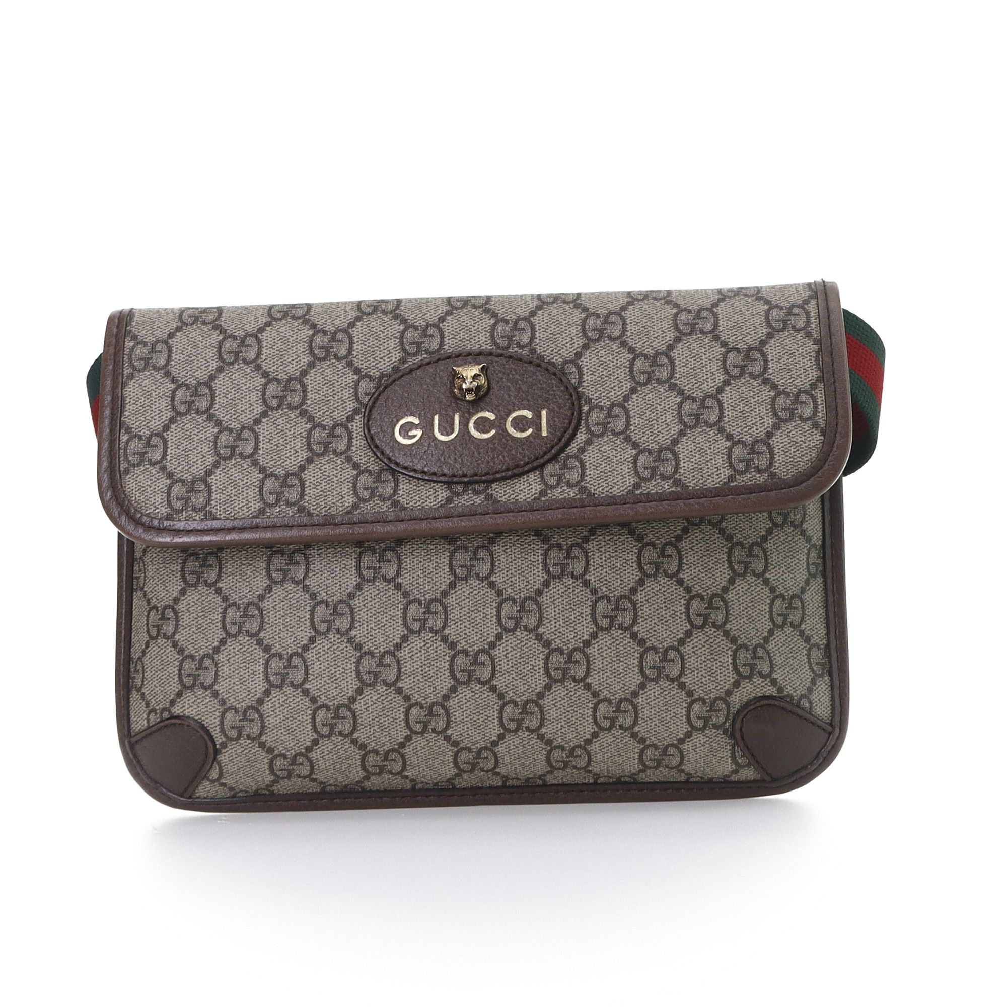 Gucci Neo Vintage Gg Supreme Canvas Messenger Bag in Brown, Men's