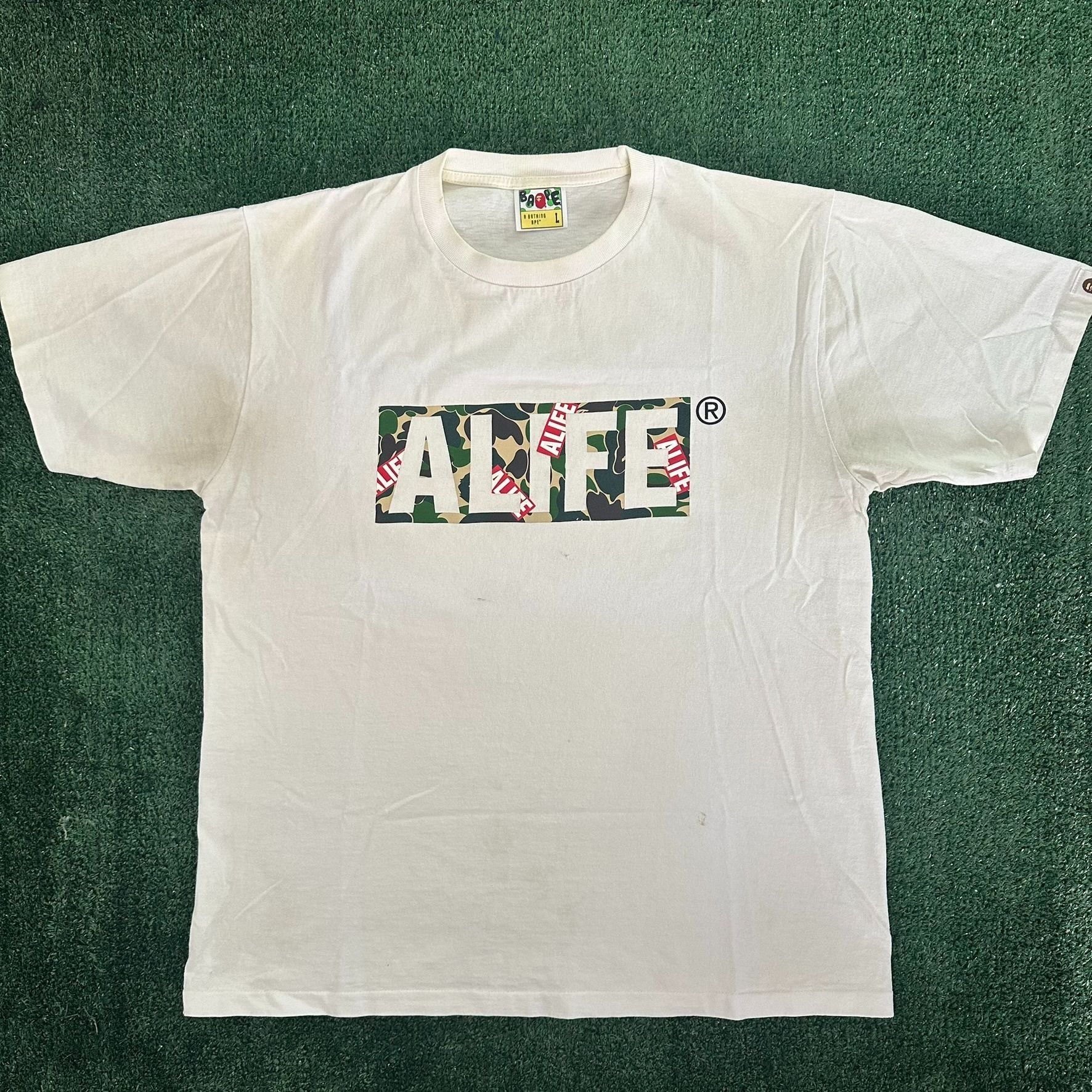Bape BAPE A Bathing Ape x ALIFE Camo Box Logo T-Shirt Tee Size US L / EU 52-54 / 3 - 1 Thumbnail
