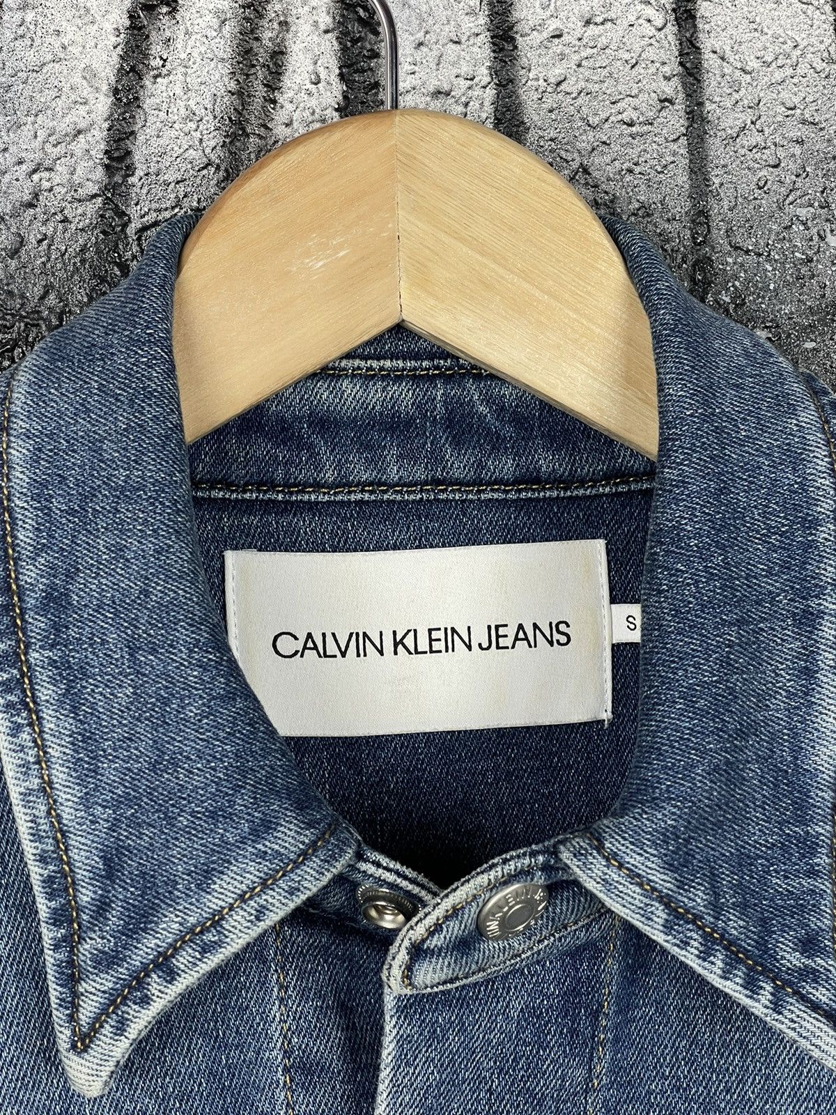 Calvin Klein Calvin Klein Jeans Foundation Trucker Denim Jacket Men’s S Size US S / EU 44-46 / 1 - 12 Thumbnail