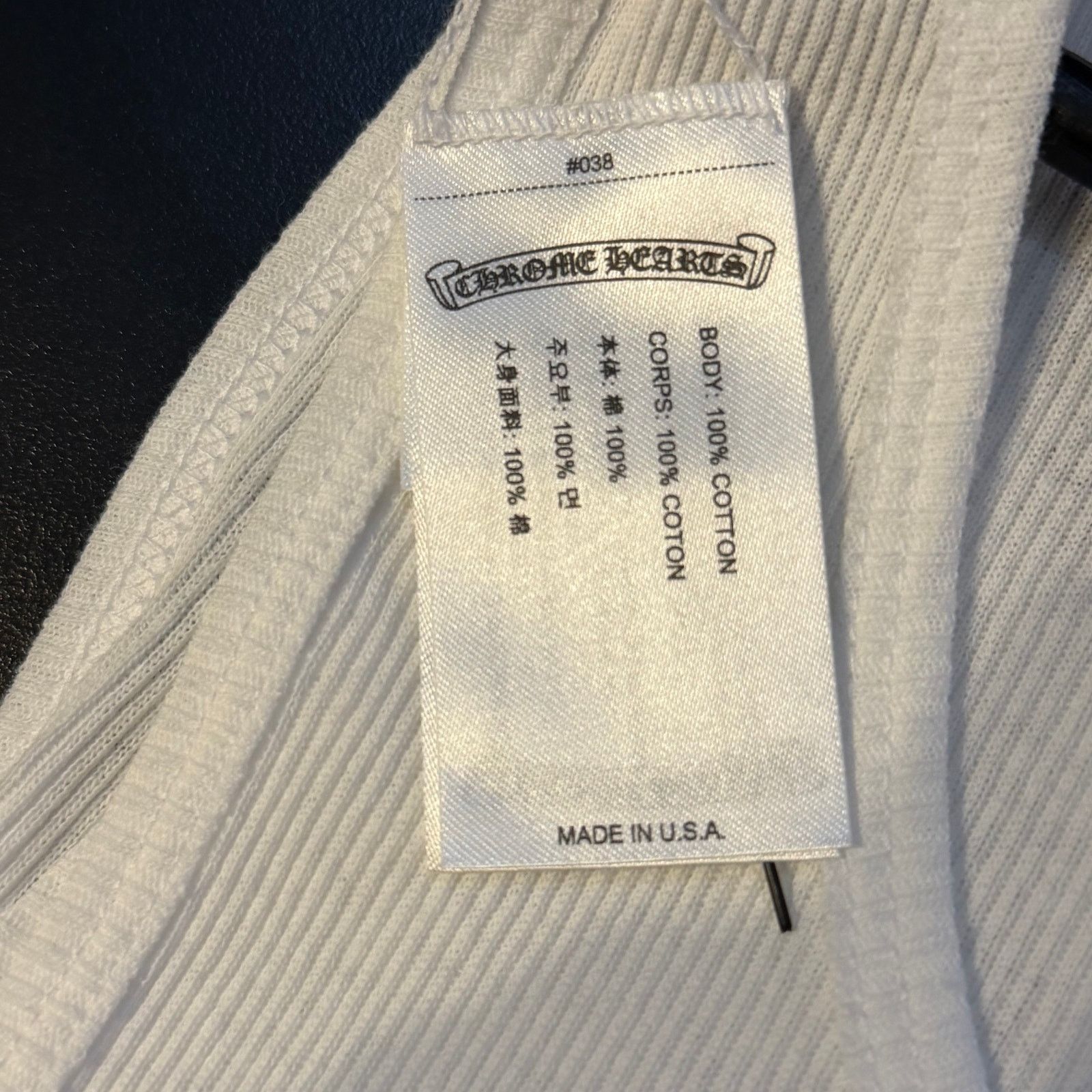 Chrome Hearts Chrome Hearts Scroll Logo Tank Top Size XL / US 12-14 / IT 48-50 - 4 Thumbnail