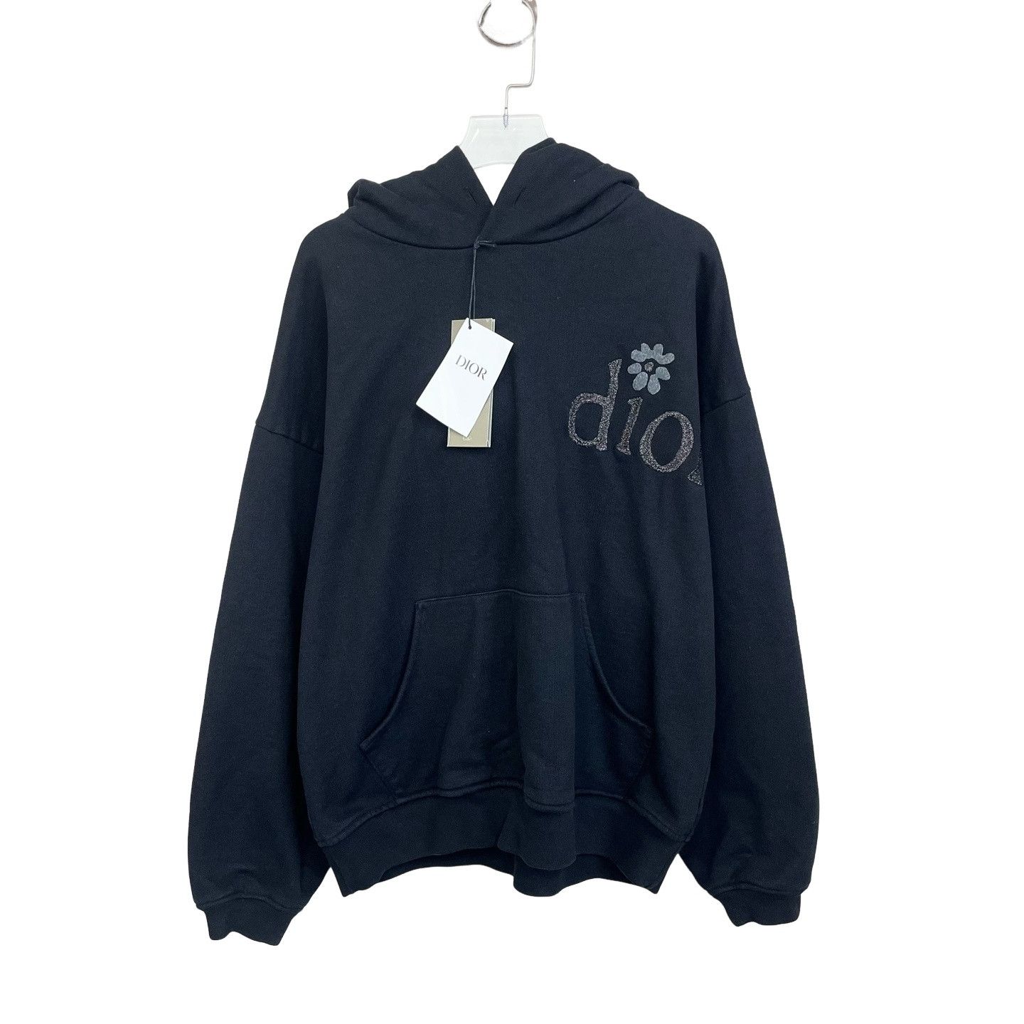 Dior Dior X Raymond Pettibon Black Cotton Embroidered Sweatshirt