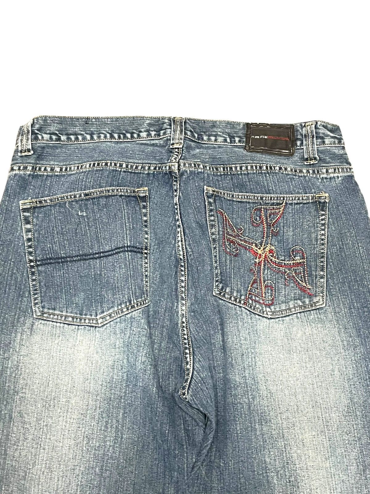 Fubu Y2K FUBU Embroidered Jeans 40x32 Size US 40 / EU 56 - 5 Thumbnail