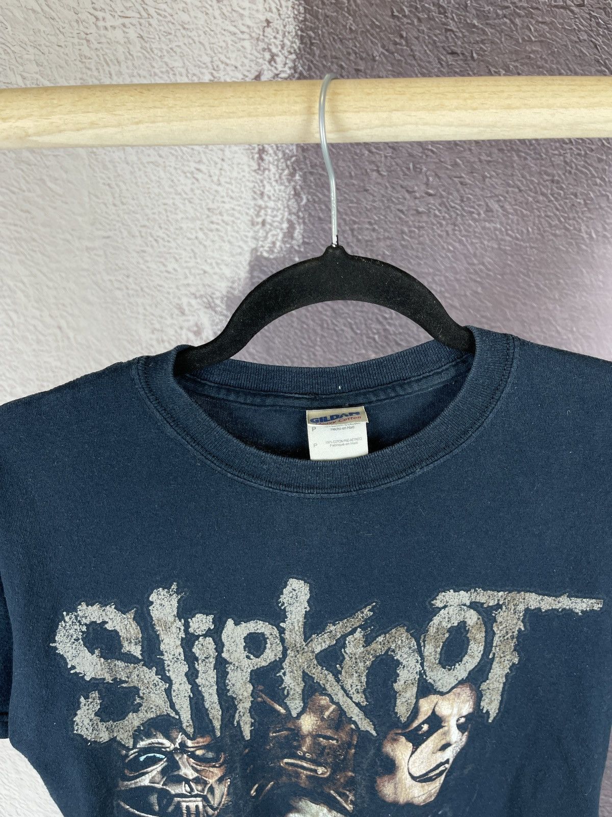 Band Tees Slipknot vintage y2k faces portrait big logo tee shirt Size US S / EU 44-46 / 1 - 5 Thumbnail