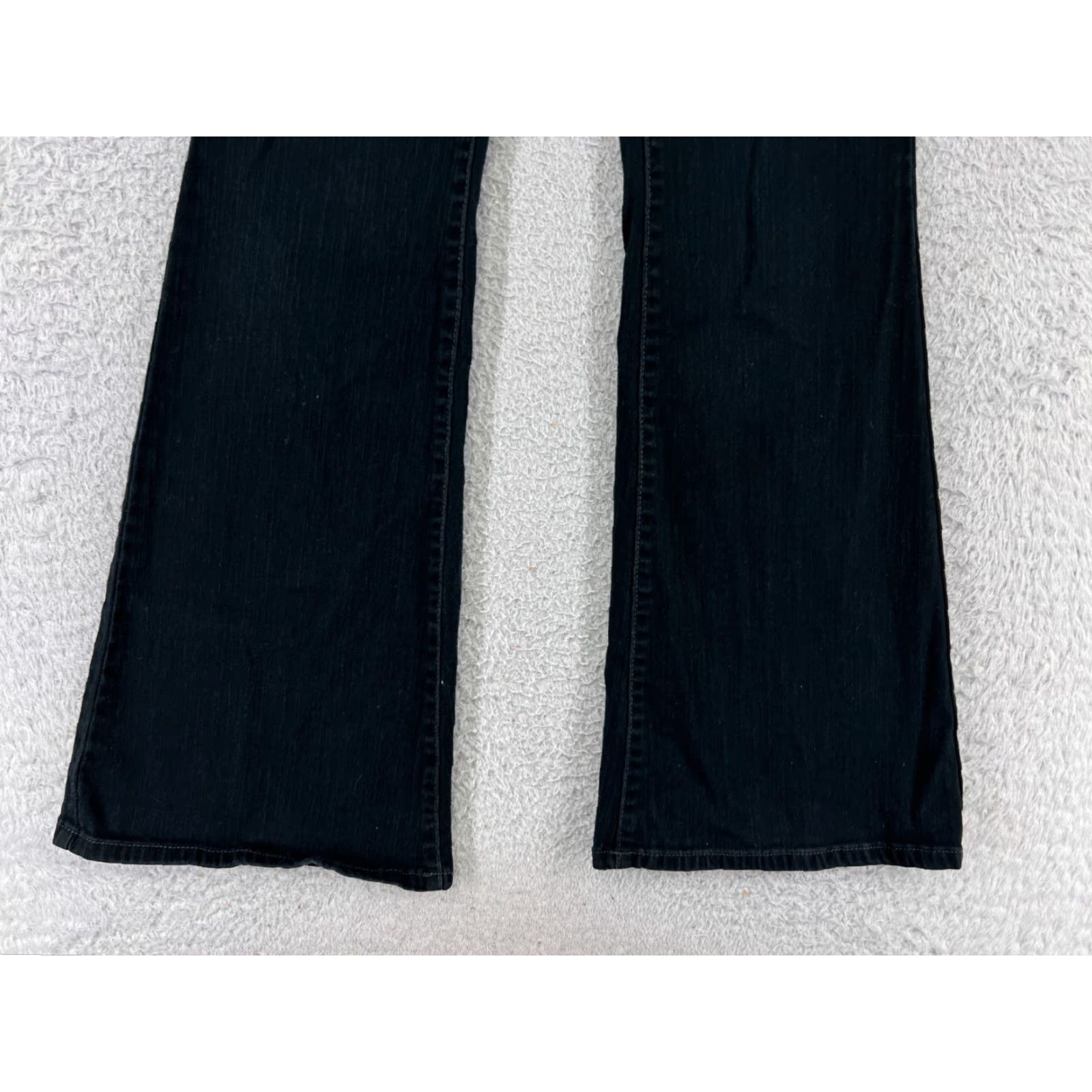 Vintage City Steets Jeans Womens 11 Black Denim Flared Low Rise Cotton Blend 29x29 Size 32" / US 10 / IT 46 - 4 Thumbnail