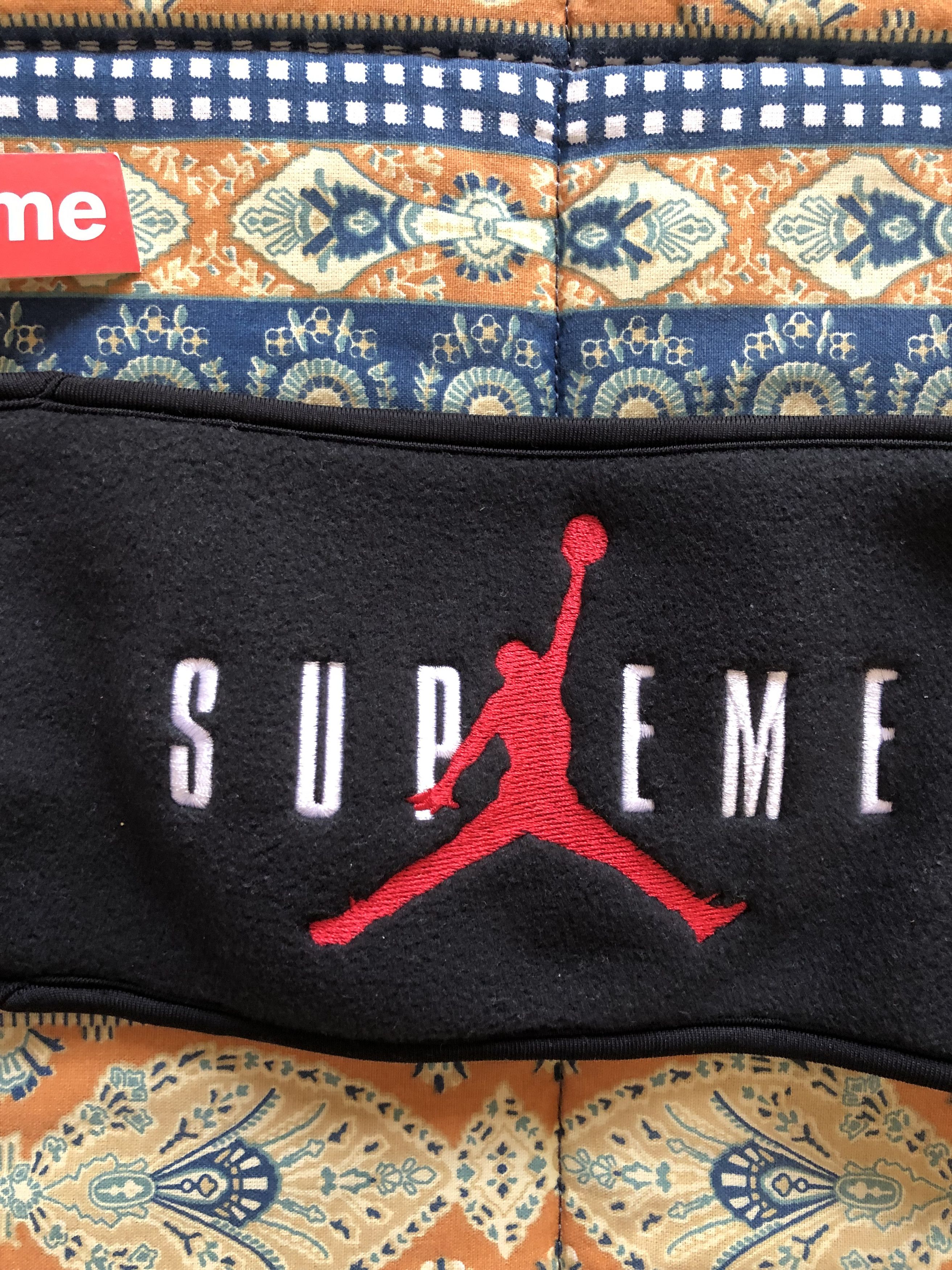 Jordan Brand × Supreme Supreme Jordan Headband black logo jumpman polar Size ONE SIZE - 4 Thumbnail