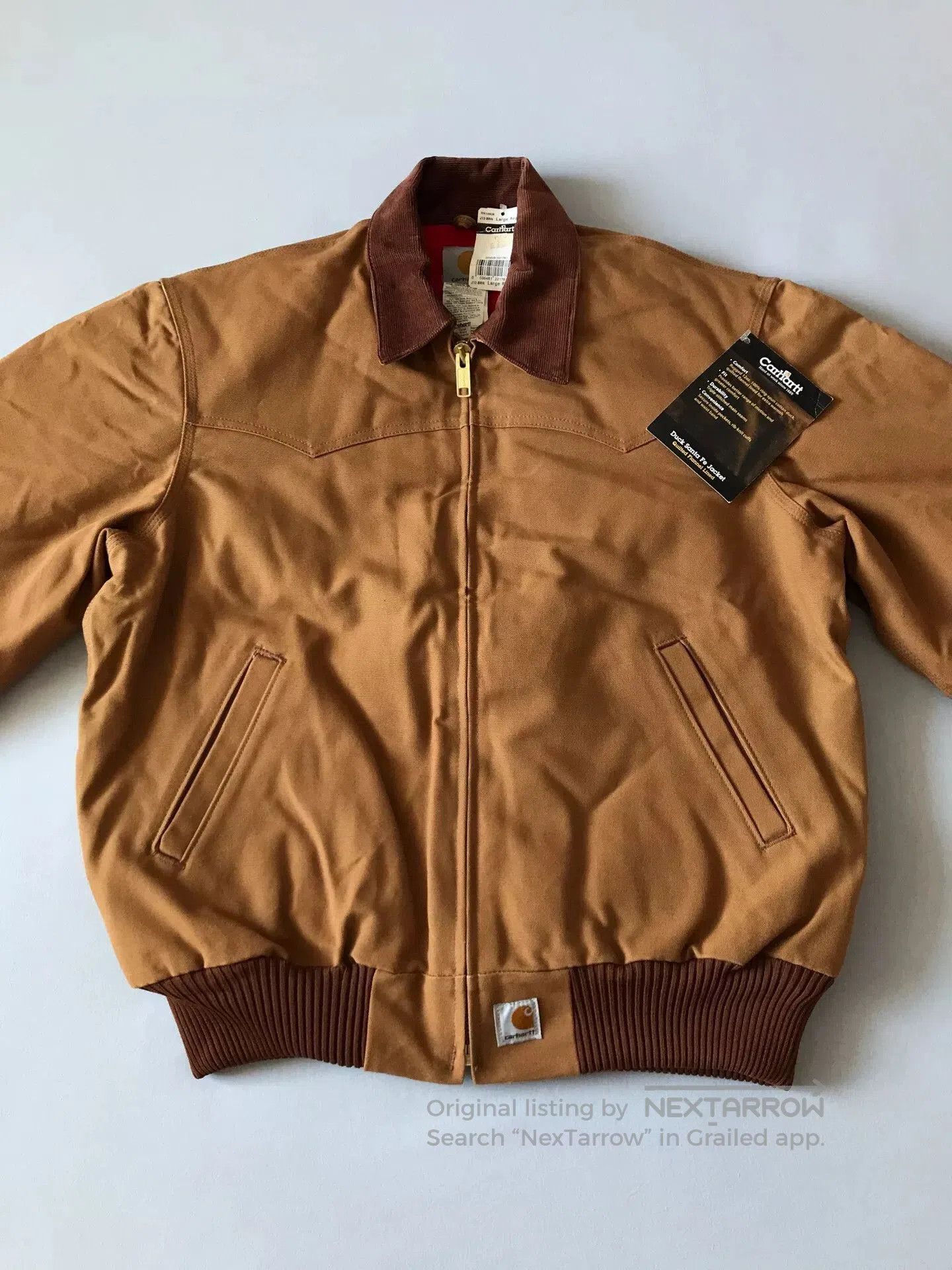 Carhartt Carhartt J13 Brown Canvas Jacket. Size US L / EU 52-54 / 3 - 4 Thumbnail