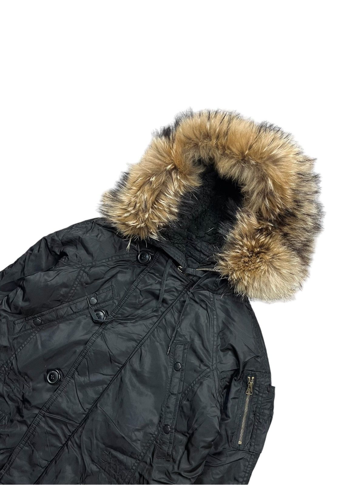 14th Addiction 2000s GOA - Fur Hoodie Jacket Size US M / EU 48-50 / 2 - 7 Thumbnail