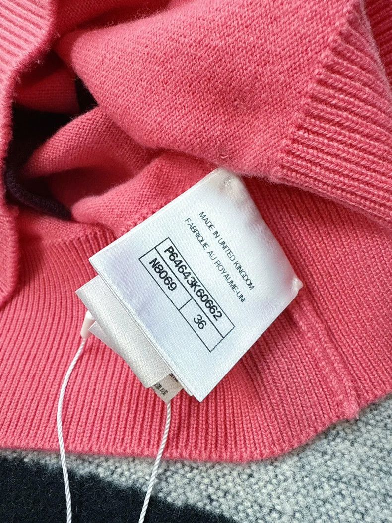 Chanel Chanel 20A Kangpeng Street Pink and brown knitted cashmere Size XS / US 0-2 / IT 36-38 - 5 Thumbnail