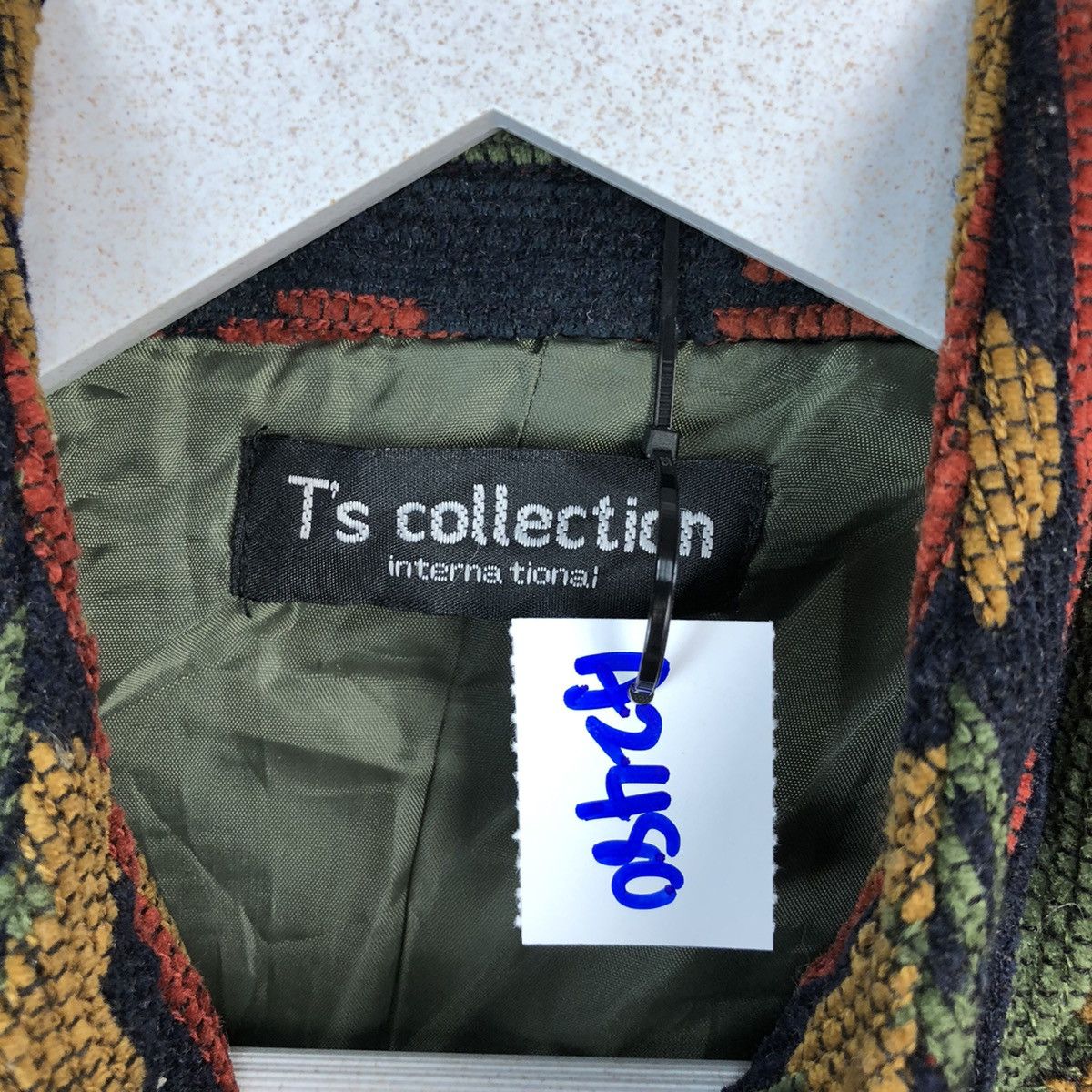 Homespun Knitwear × Japanese Brand TS Collection Green Knitwear art jacket vintage #A2480 Size S / US 4 / IT 40 - 9 Thumbnail