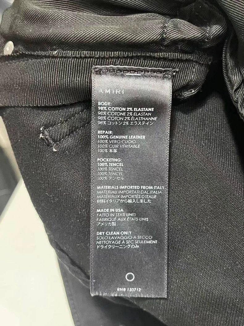 Amiri Amiri MX1 Patchwork Denim Pants Size US 29 - 6 Thumbnail