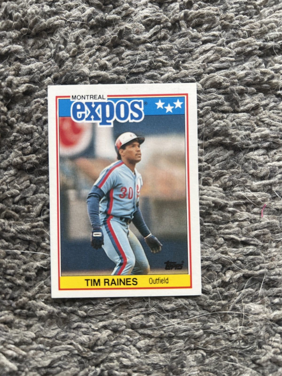 MLB 1988 Topps #58 Tim Raines Card Size ONE SIZE - 1 Thumbnail