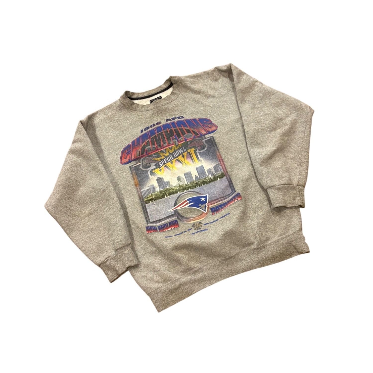 Starter Vintage Starter New England Patriots 1996 AFC Champions Crew Size US M / EU 48-50 / 2 - 3 Thumbnail