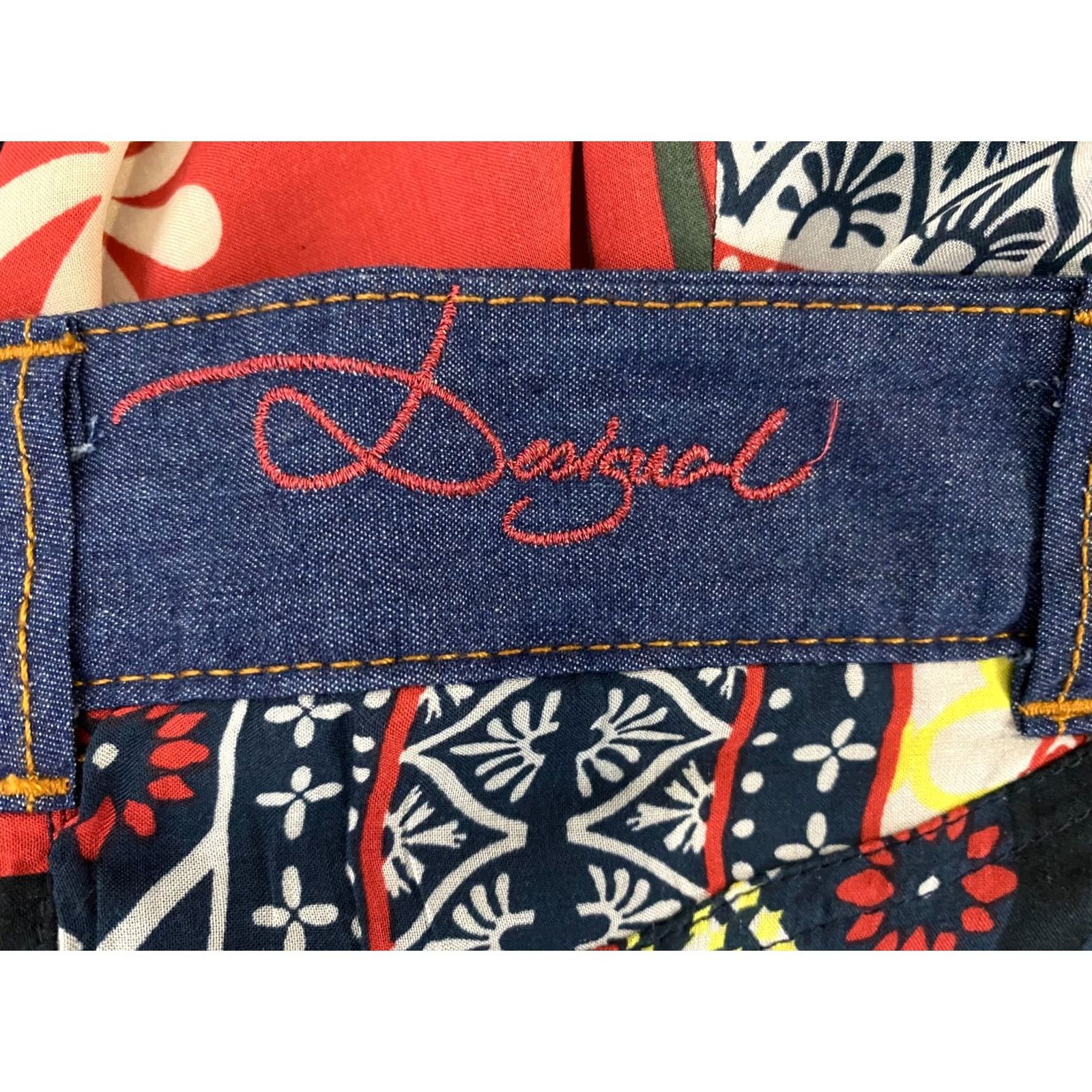 Desigual Desigual womens multicolored Skirt Size 40 Size 27" / US 4 / IT 40 - 4 Thumbnail