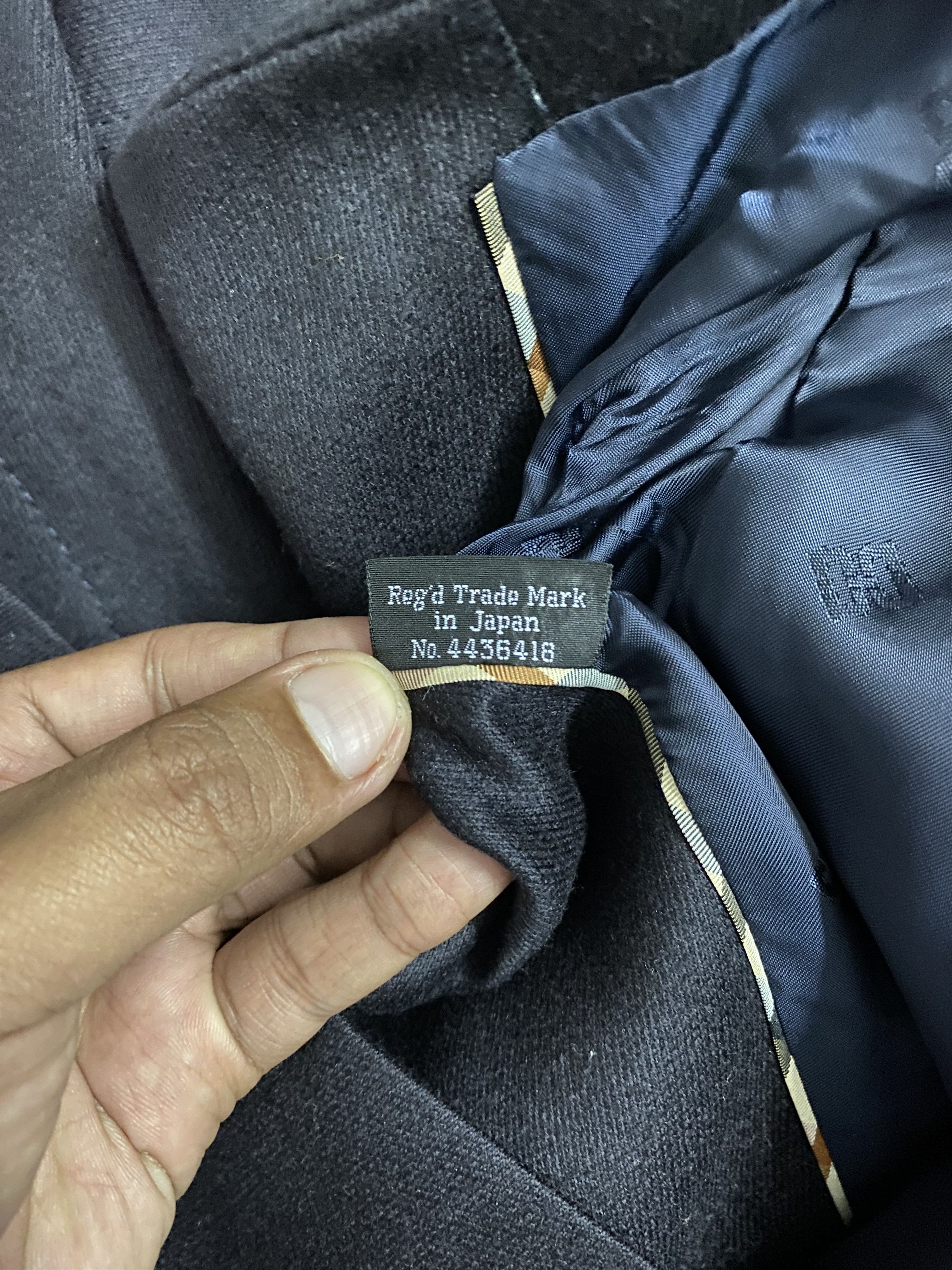 DAKS DAKS London Made In Japan Plain Black Jacket Size S / US 4 / IT 40 - 8 Thumbnail