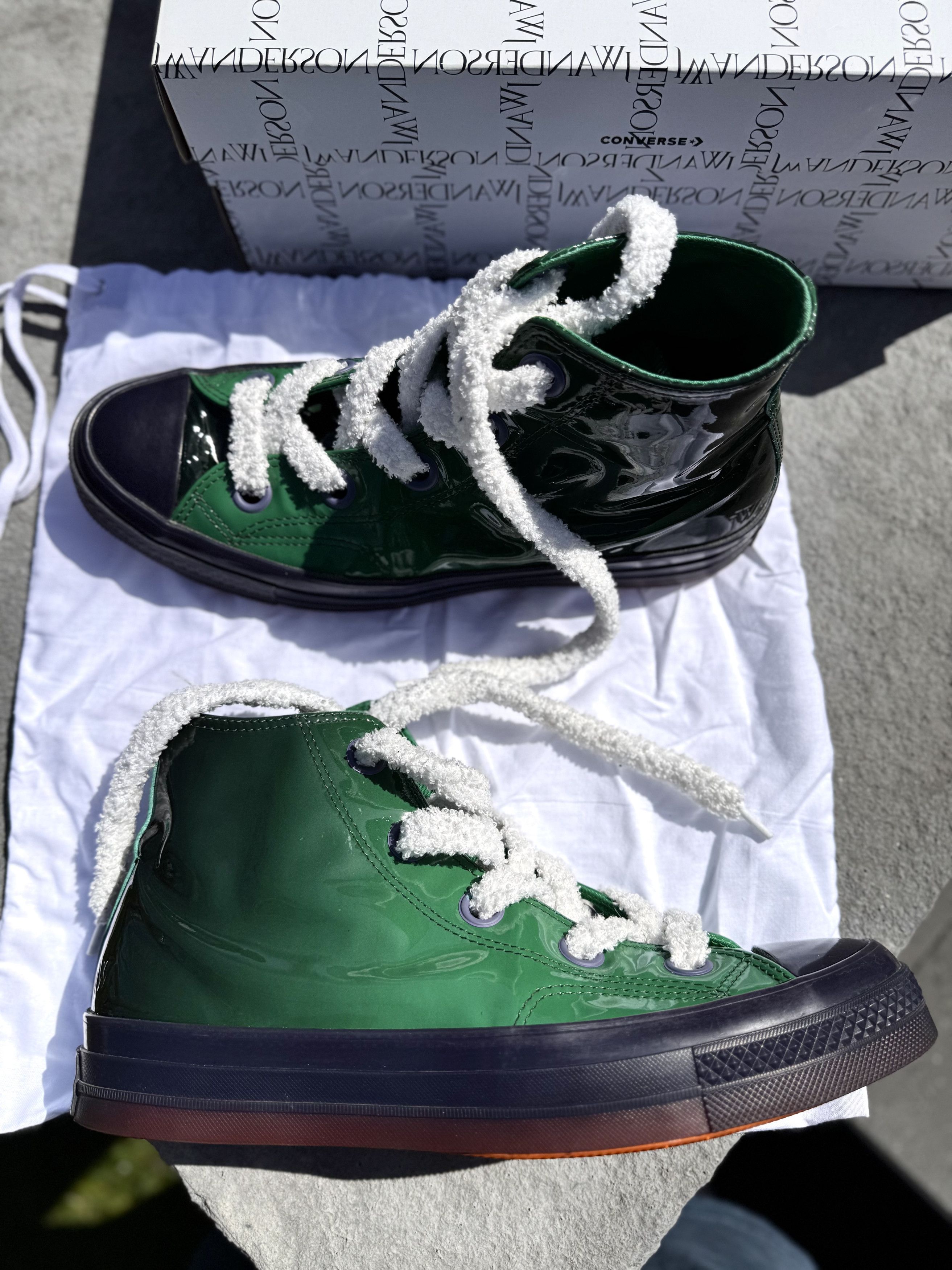 Converse × JW Anderson JW Anderson X Converse - Chuck 70 Hi Top 'Toy' Green Size US 11 / EU 44 - 2 Thumbnail