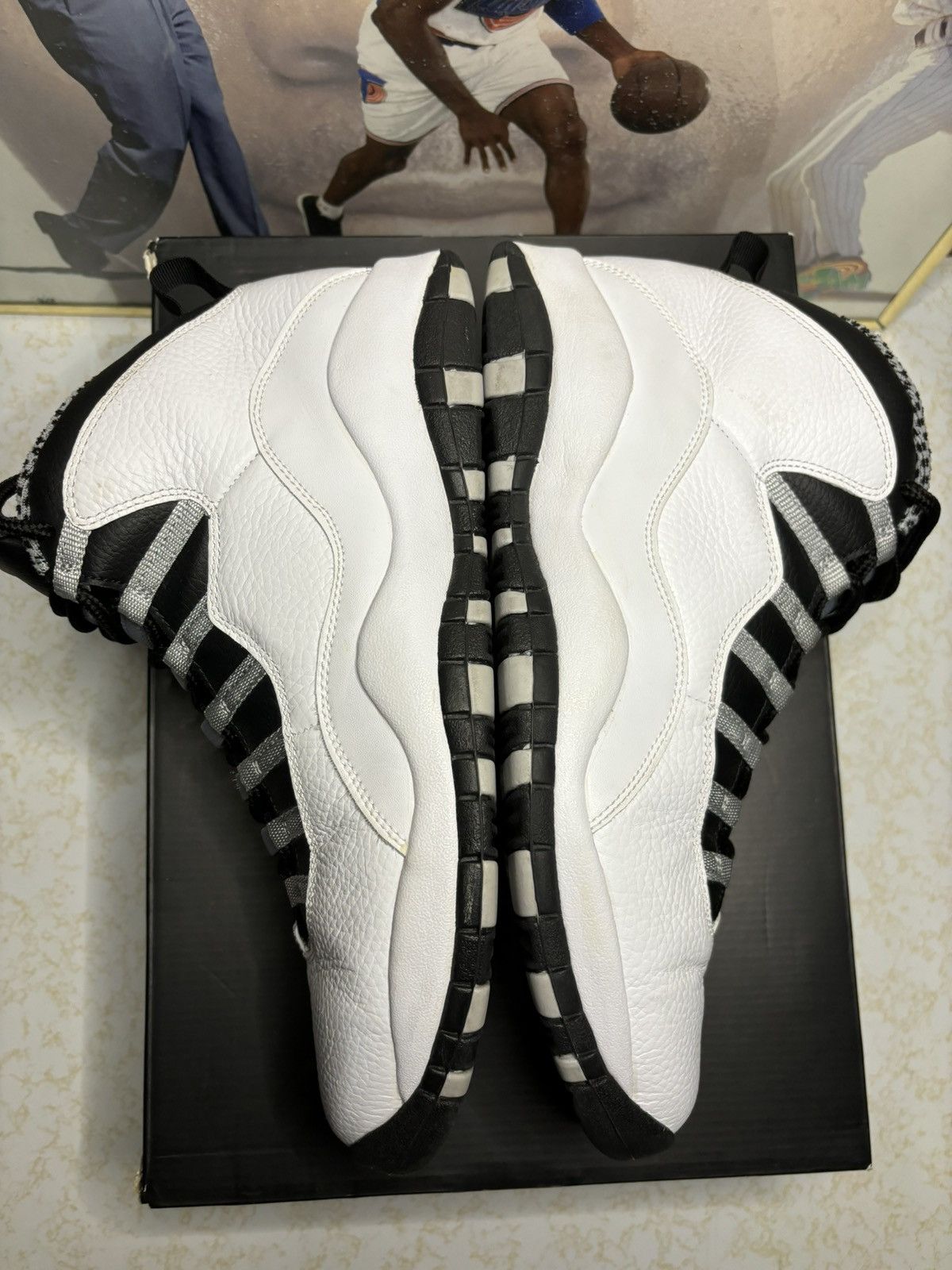 Jordan Brand Air Jordan 10 Retro 2013 Steel 2013 Size US 11.5 / EU 44-45 - 4 Thumbnail