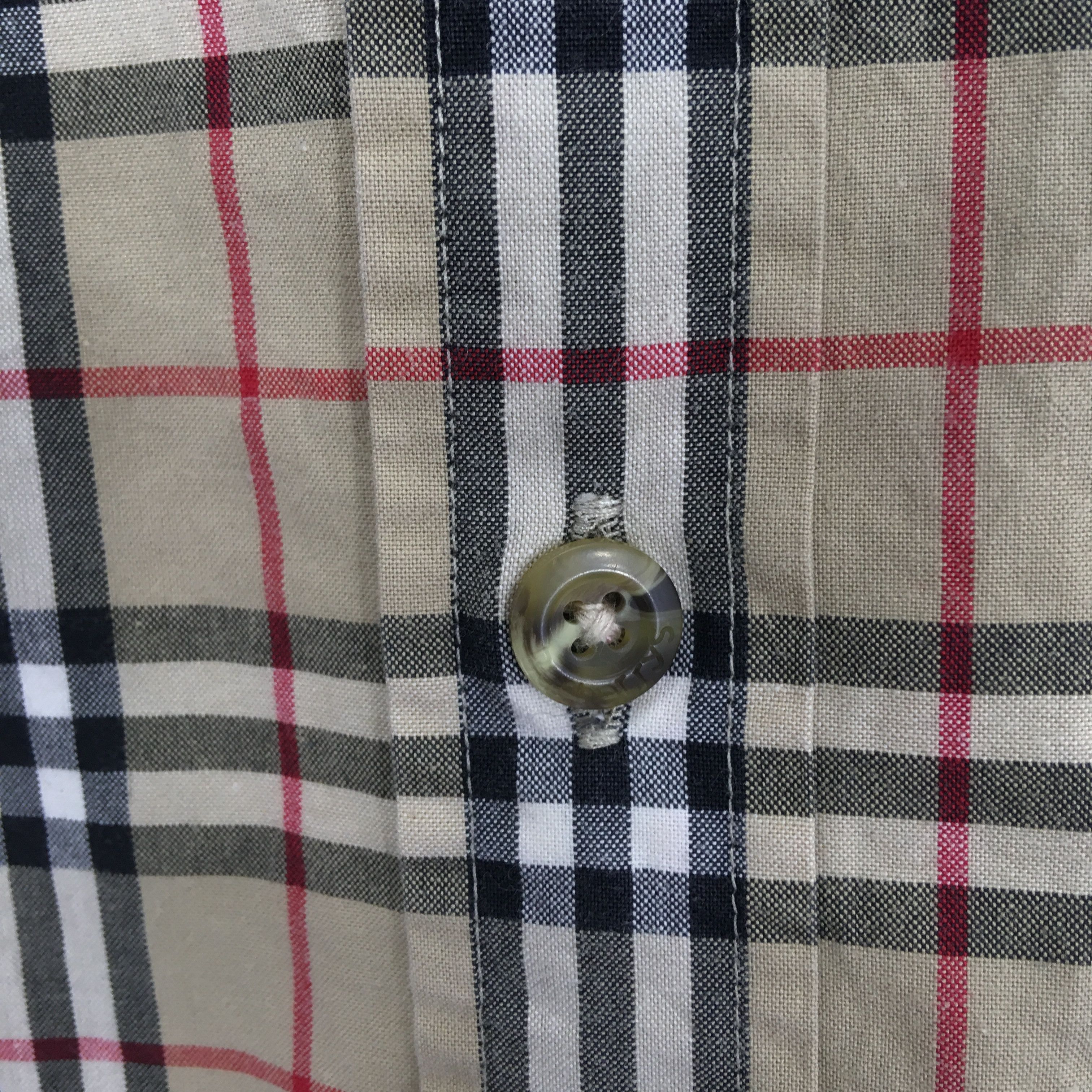 Burberry Burberry Nova Check Beige Luxury Style Button Down Shirt Size US S / EU 44-46 / 1 - 6 Thumbnail