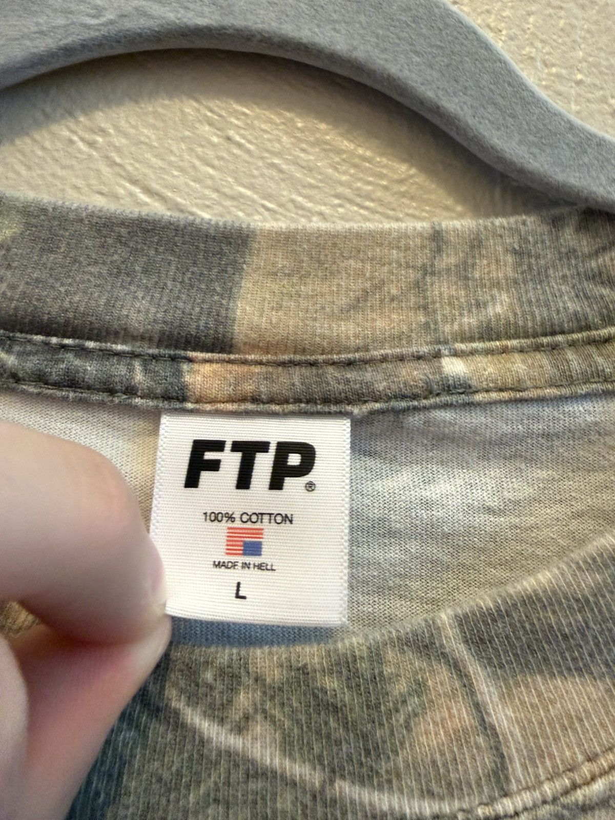 Fuck The Population FTP Realtree camo logo tee Size US L / EU 52-54 / 3 - 4 Thumbnail