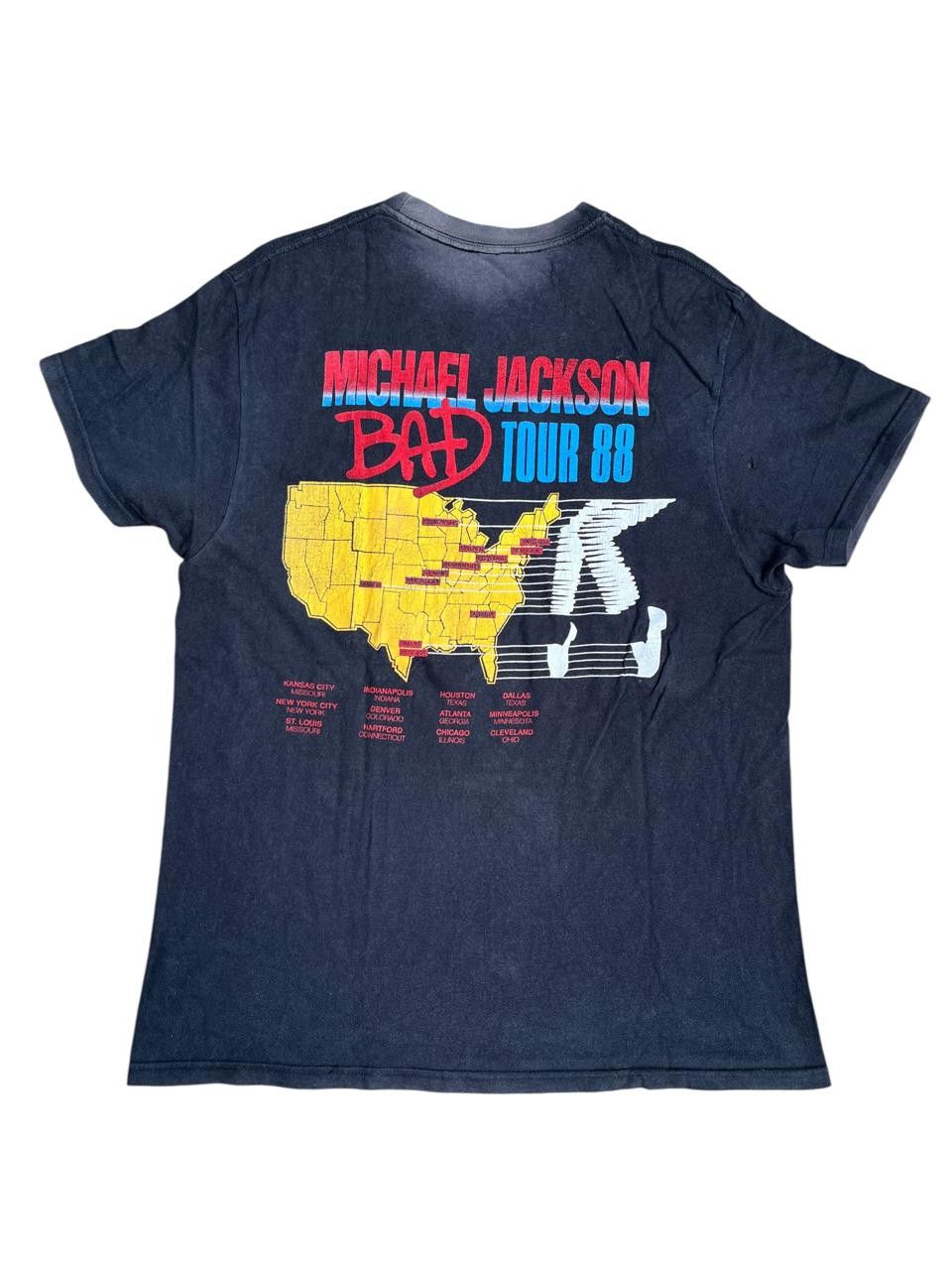 Band Tees Michael Jackson Bad Tour 88 Size US M / EU 48-50 / 2 - 6 Thumbnail