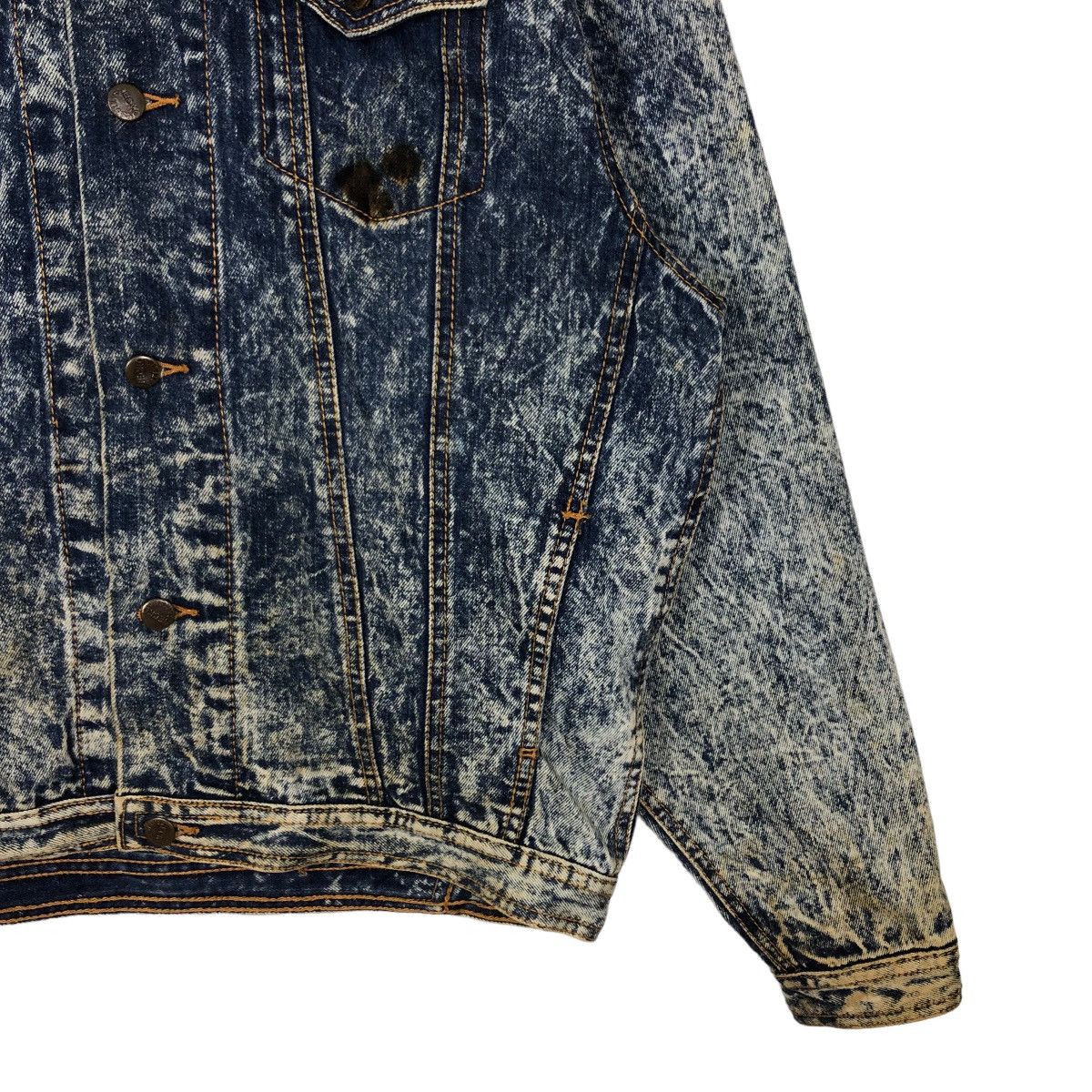 Japanese Brand 🔥90’s Vintage Denim Jacket Bomber Great Mind Japan Made Size US M / EU 48-50 / 2 - 4 Thumbnail