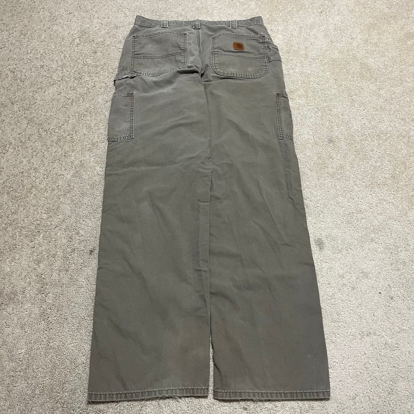 Carhartt Vintage Carhartt Carpenter Cargo Brown Workwear Pants 32W Size US 32 / EU 48 - 1 Thumbnail