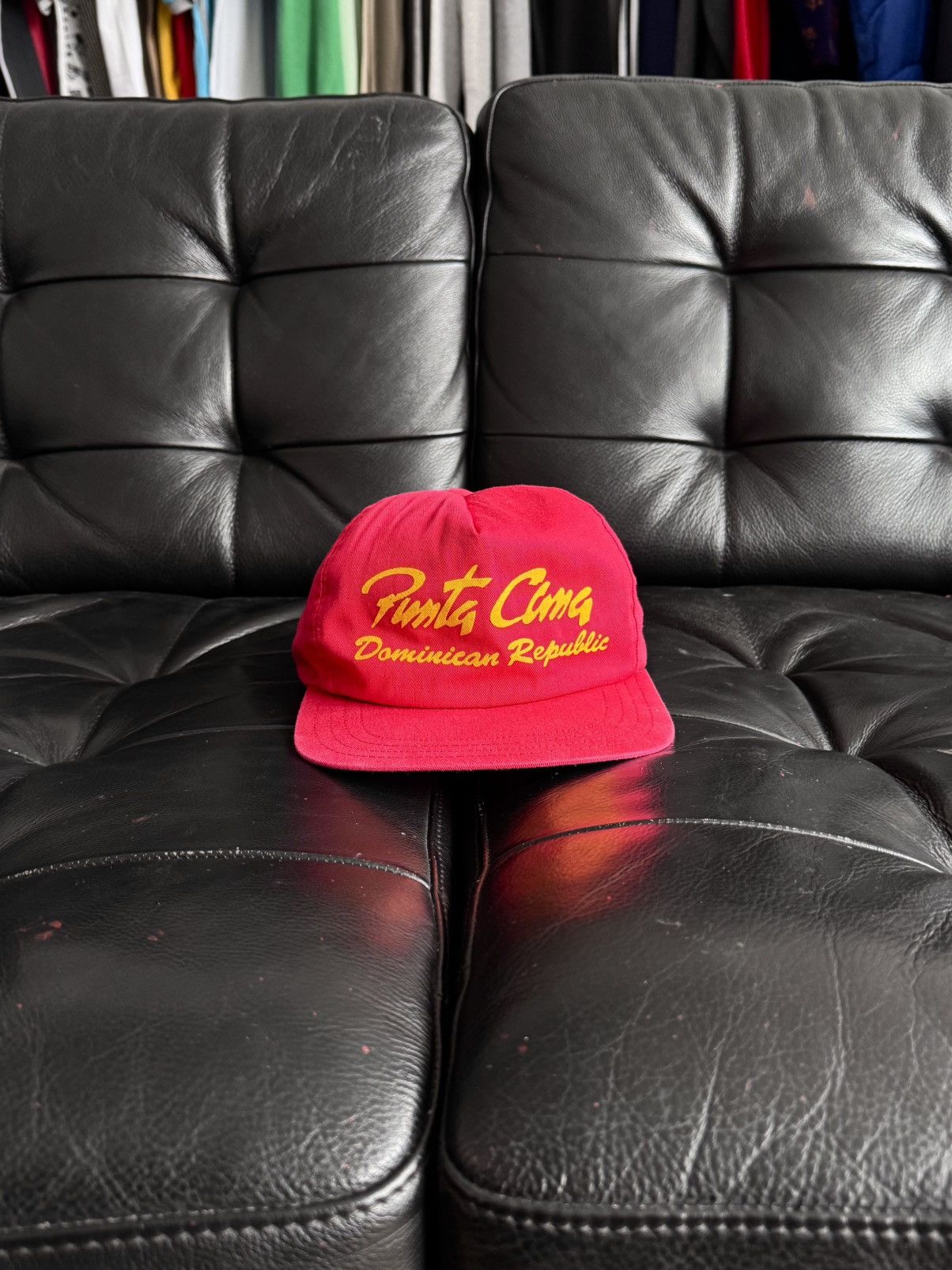Vintage Vintage Punta Cana Dominican Republic Snapback Cap Red 90s Size ONE SIZE - 12 Thumbnail