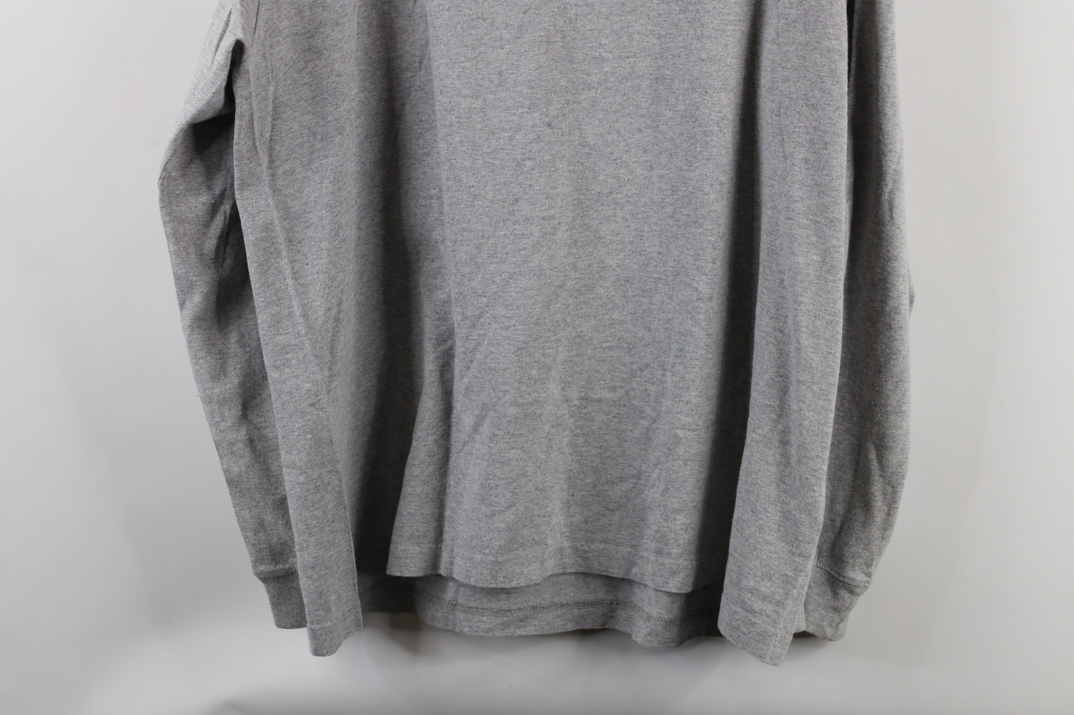 Tommy Hilfiger × Vintage Vintage 90s Tommy Hilfiger Out Long Sleeve T-Shirt Gray Size US L / EU 52-54 / 3 - 10 Thumbnail