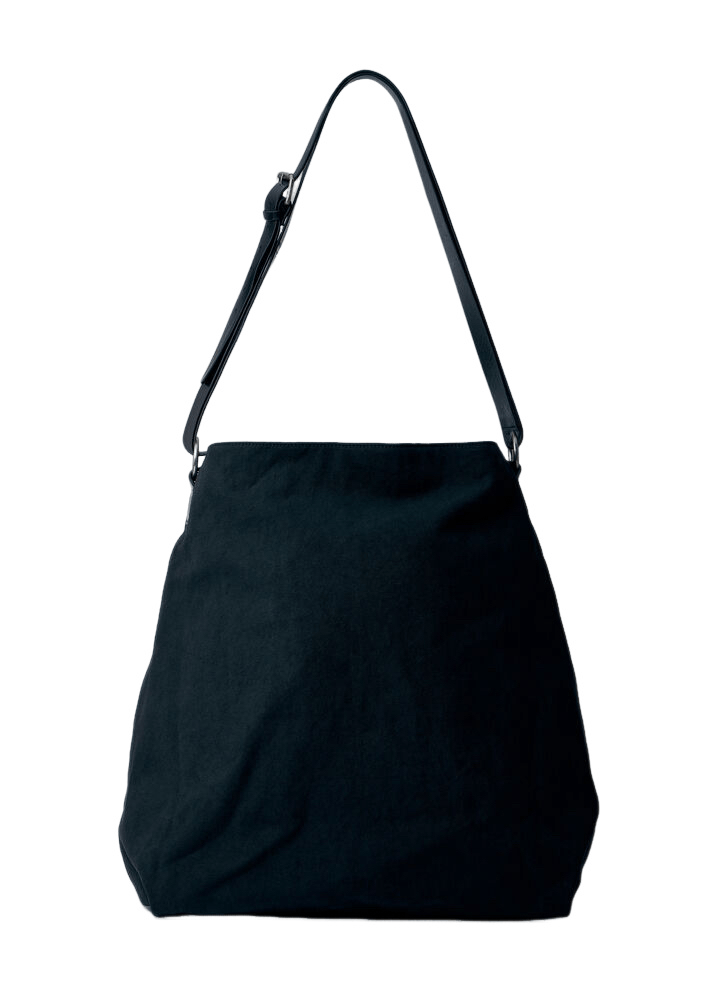 DRIES VAN NOTEN Black Cotton Shoulder Bag New & Authentic