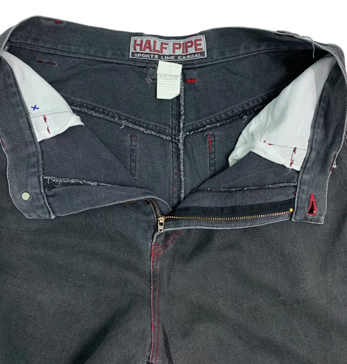 Japanese Brand 🔥Rare Vintage HALF PIPE Casual Hip Hop Baggie Style Size US 32 / EU 48 - 11 Thumbnail