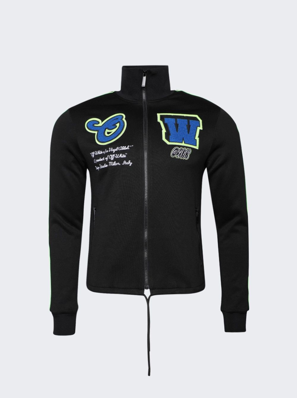 o1gr1nt0325 Vars Hamer Skinny Track Top in Black