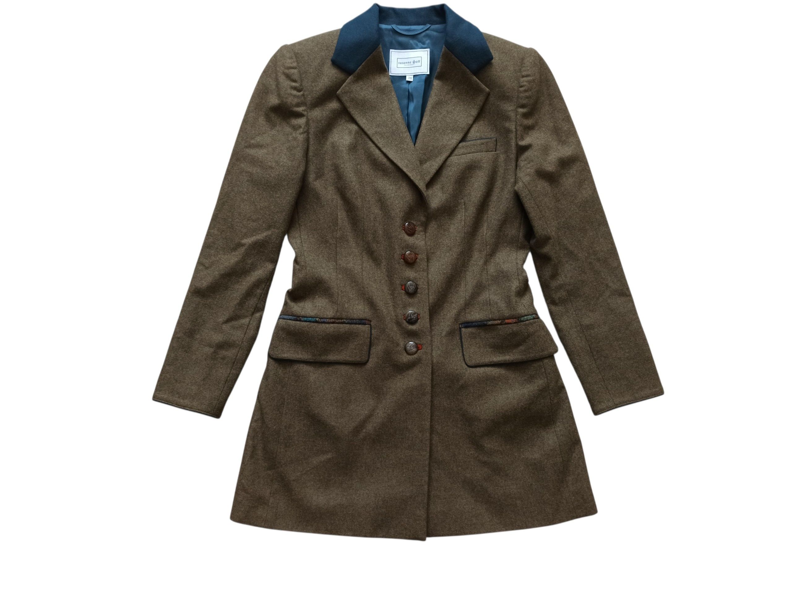 Other Susanne Spatt Salzburg Loden Wool Jacket Size XS / US 0-2 / IT 36-38 - 1 Thumbnail