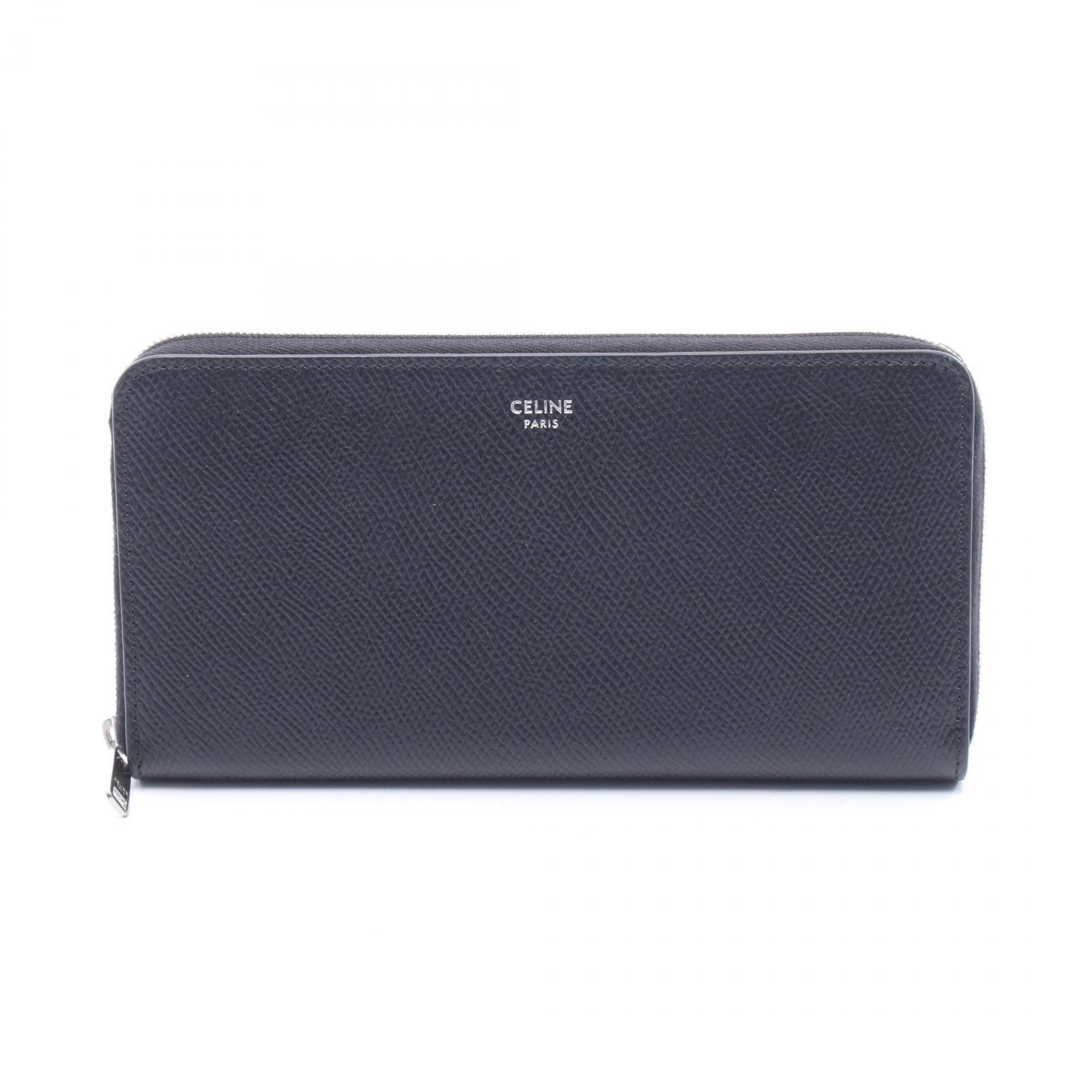 Celine Celine CELINE Large Zipped Wallet Long Wallet Leather Long Wallet 10B553GTH38SI DUTY FREE for USA Size ONE SIZE - 1 Thumbnail