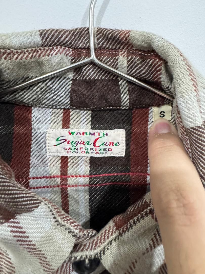 Sugar Cane × Toyo Enterprises Sugarcane Sanforized Shirt Size US S / EU 44-46 / 1 - 3 Thumbnail