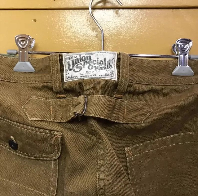 Freewheelers Freewheelers Medium-pound high-density vulcanised dyed wor Size US 34 / EU 50 - 3 Thumbnail