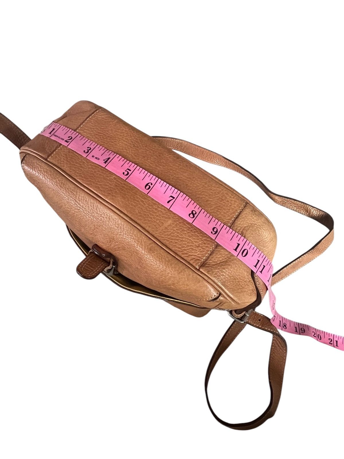 Japanese Brand Vintage FRAME WORK cross body bag leather rare Size ONE SIZE - 13 Thumbnail