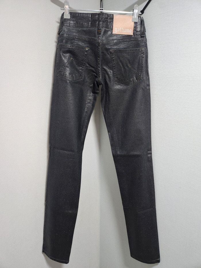 John Galliano john Galliano 펄샤이닝 코팅 데님 Size 25" / US 0 / IT 36 - 3 Thumbnail