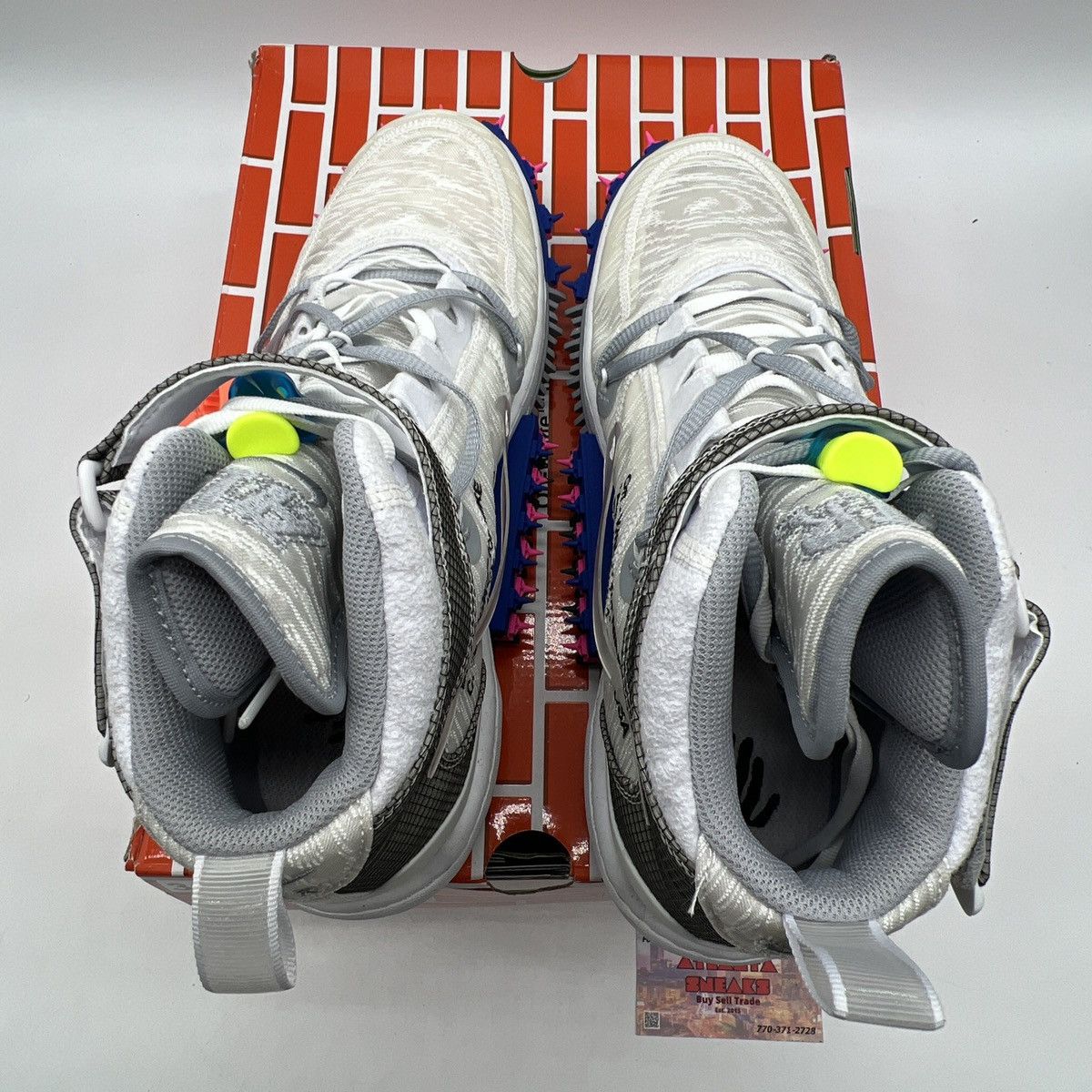 Nike Off white x Air Force 1 mid white Size US 12 / EU 45 - 7 Thumbnail
