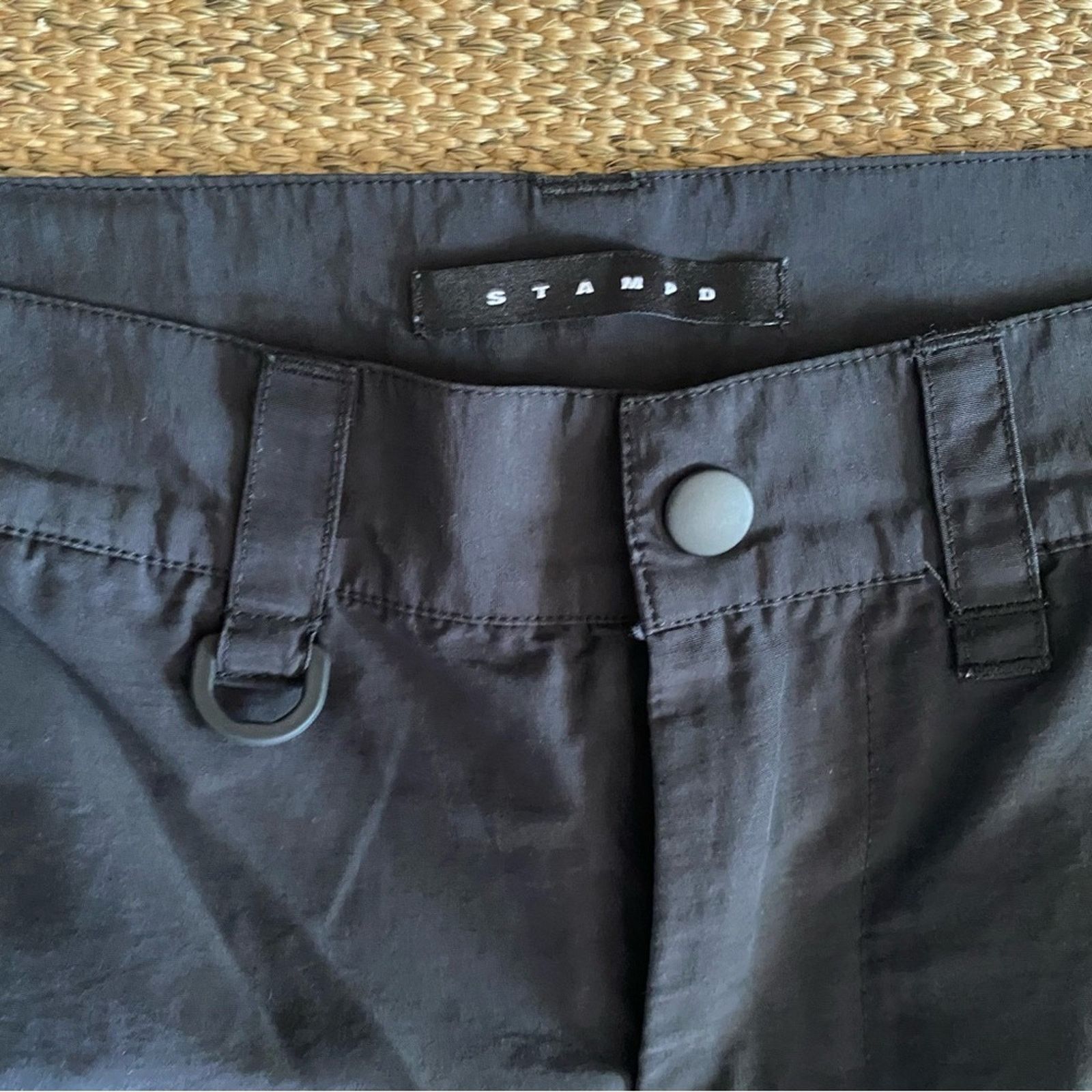 Stampd Stampd $286 Black Cotton / Nylon Cargo Pant Mens sz 34 EUC Size US 34 / EU 50 - 4 Thumbnail
