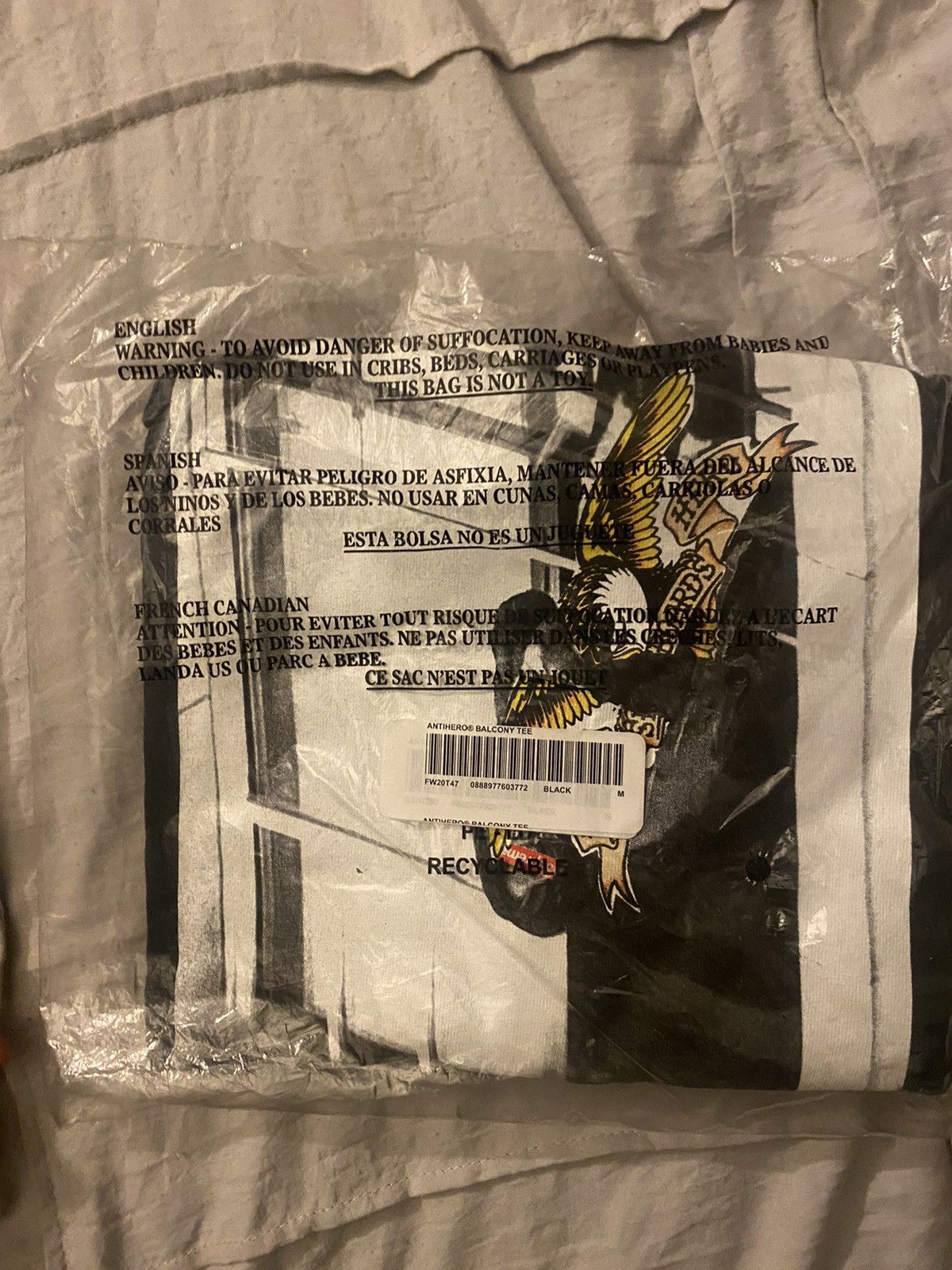 Supreme Supreme Antihero Balcony Tee Size M Size US M / EU 48-50 / 2 - 3 Thumbnail