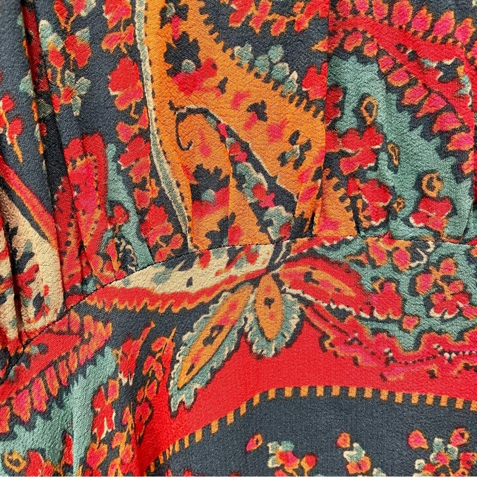 Free People Free People Paisley Print Dress 0 Size XS / US 0-2 / IT 36-38 - 7 Thumbnail